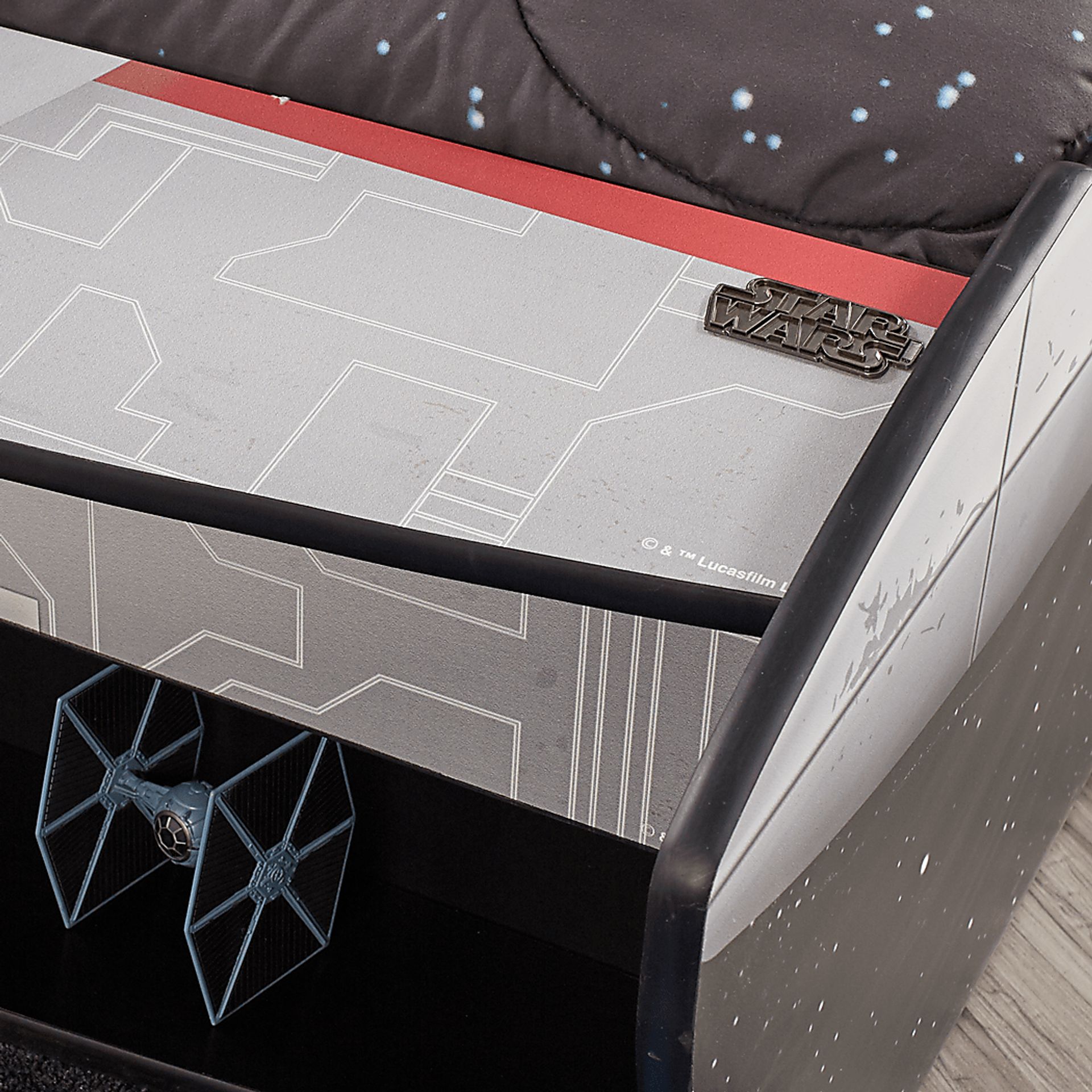 Star Wars X-wing™ Fighter Black 3 Pc Twin Bookcase Bed - Image 3