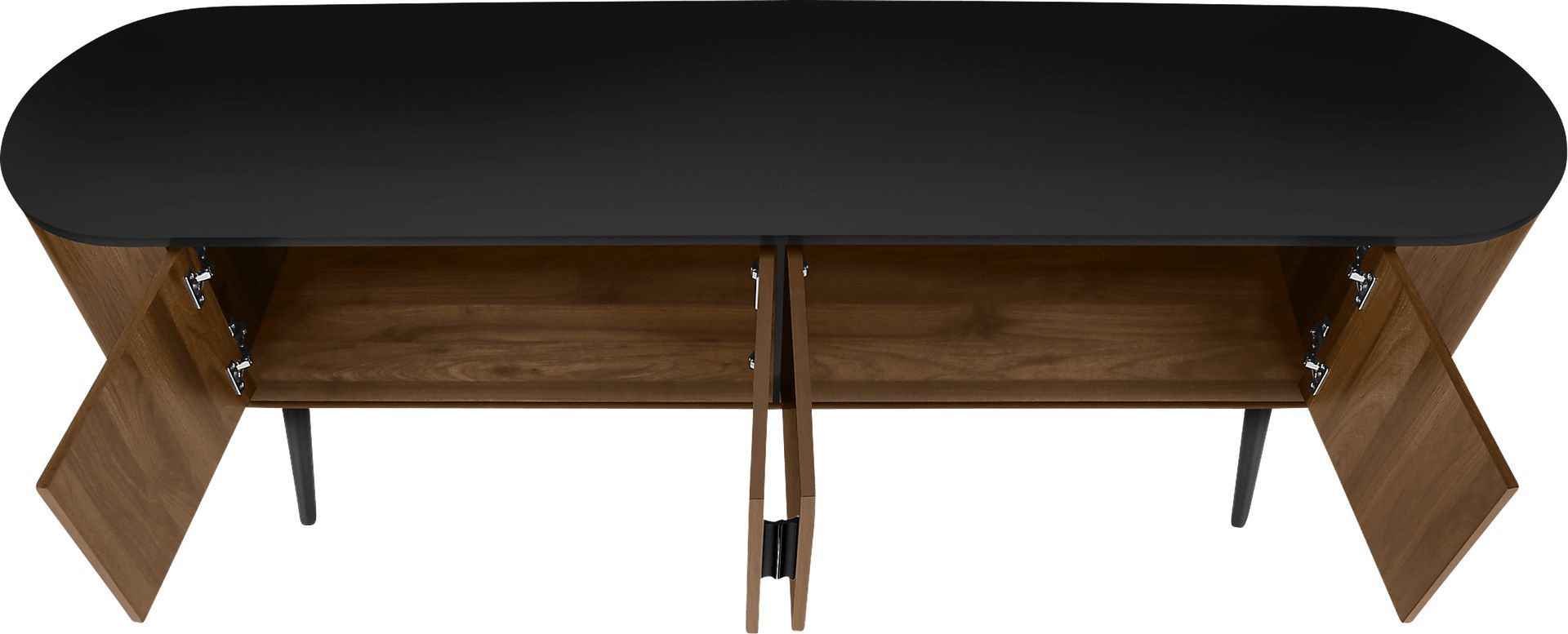 Starair Black and Brown 71 in. Console - Image 3