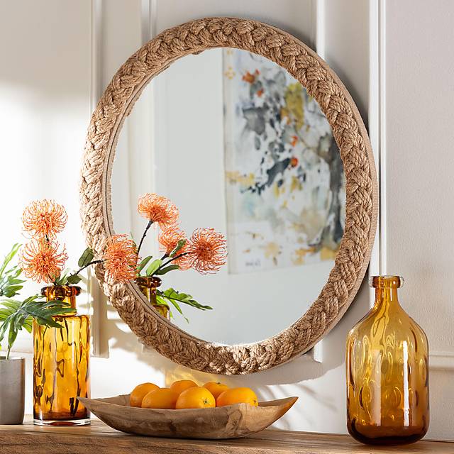 Starbeat Light Brown Round Mirror - Thumbnail - Image 2