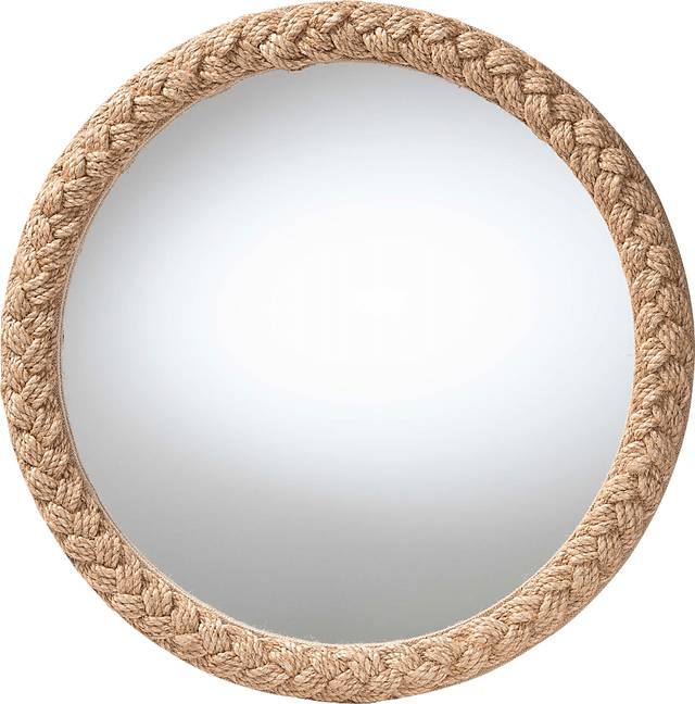 Starbeat Light Brown Round Mirror - Thumbnail - Image 1