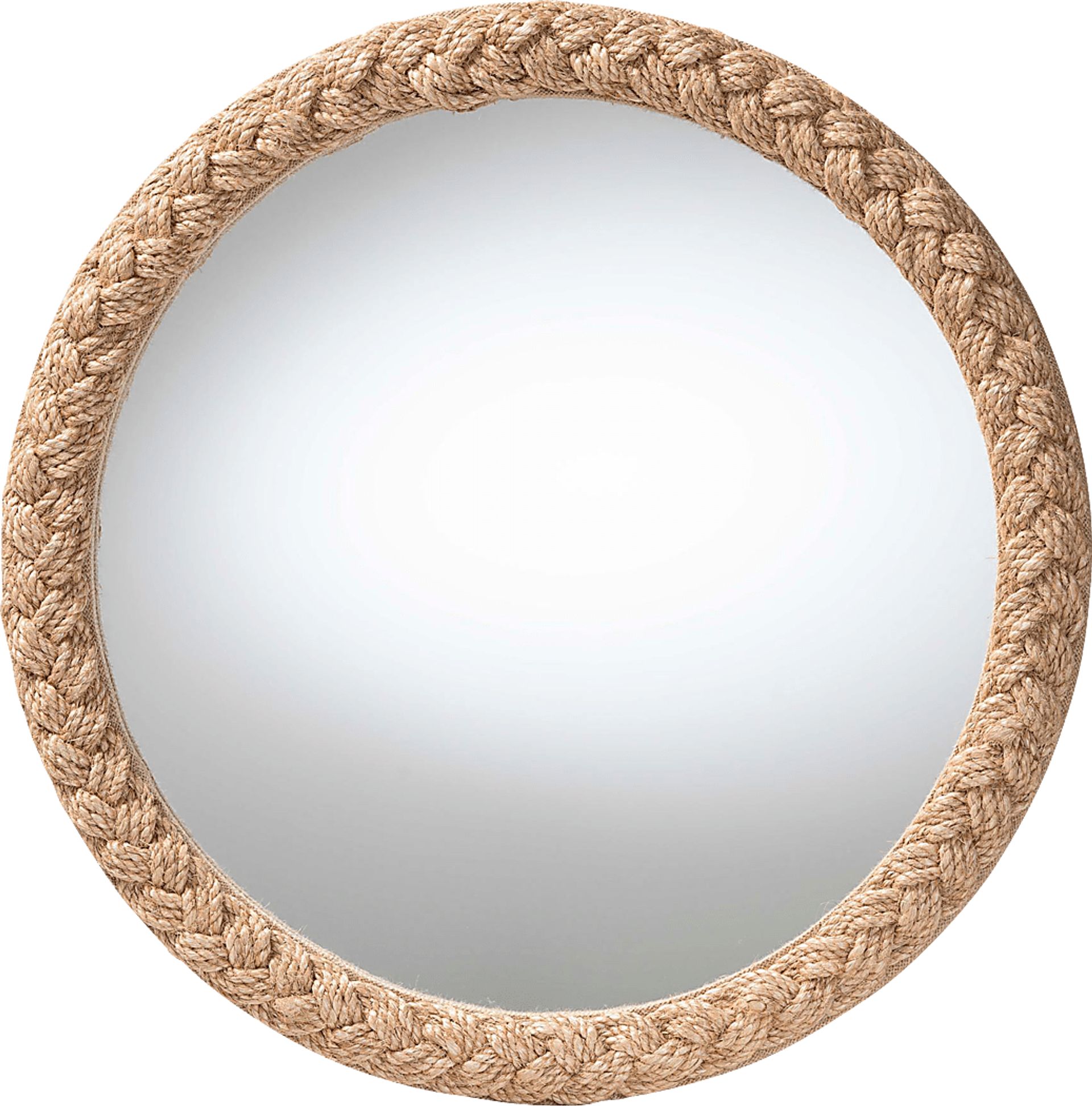 Starbeat Light Brown Round Mirror - Image 1