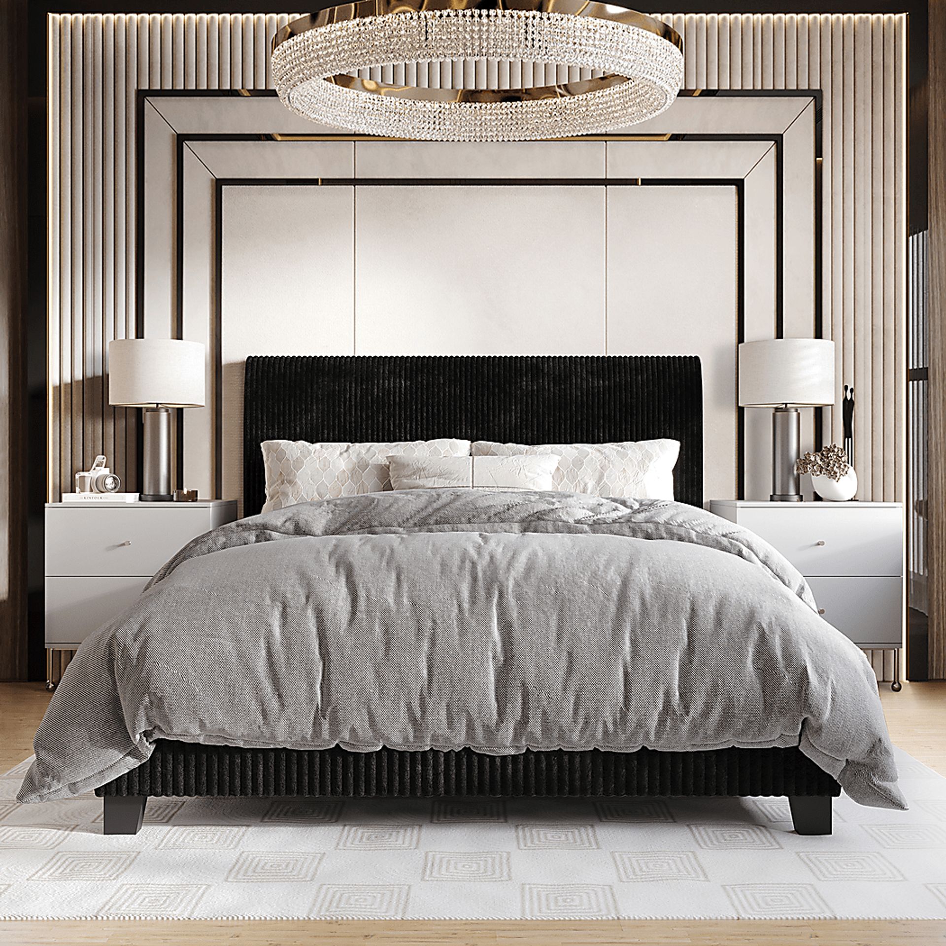 Starfallway Black King Bed - Image 2