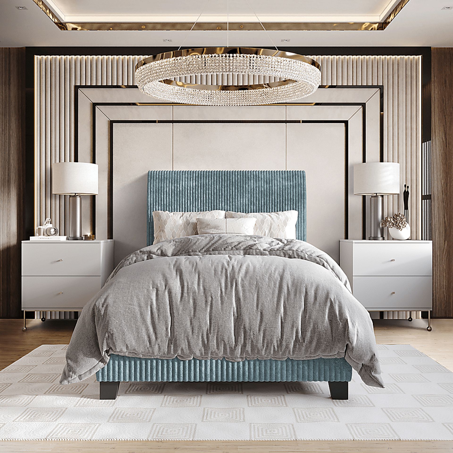 Starfallway Blue Twin Bed - Image 2