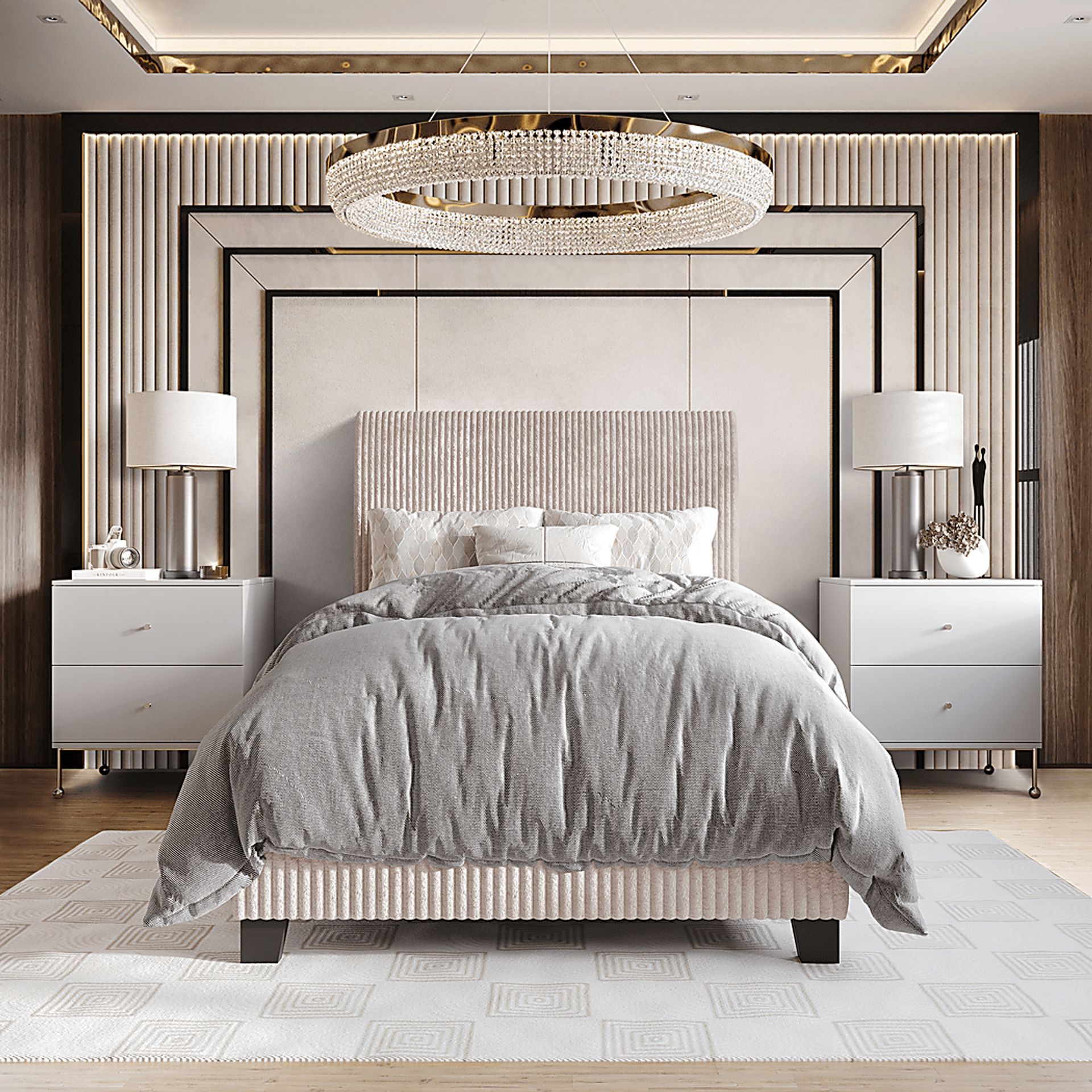 Starfallway Light Pink Twin Bed - Image 2