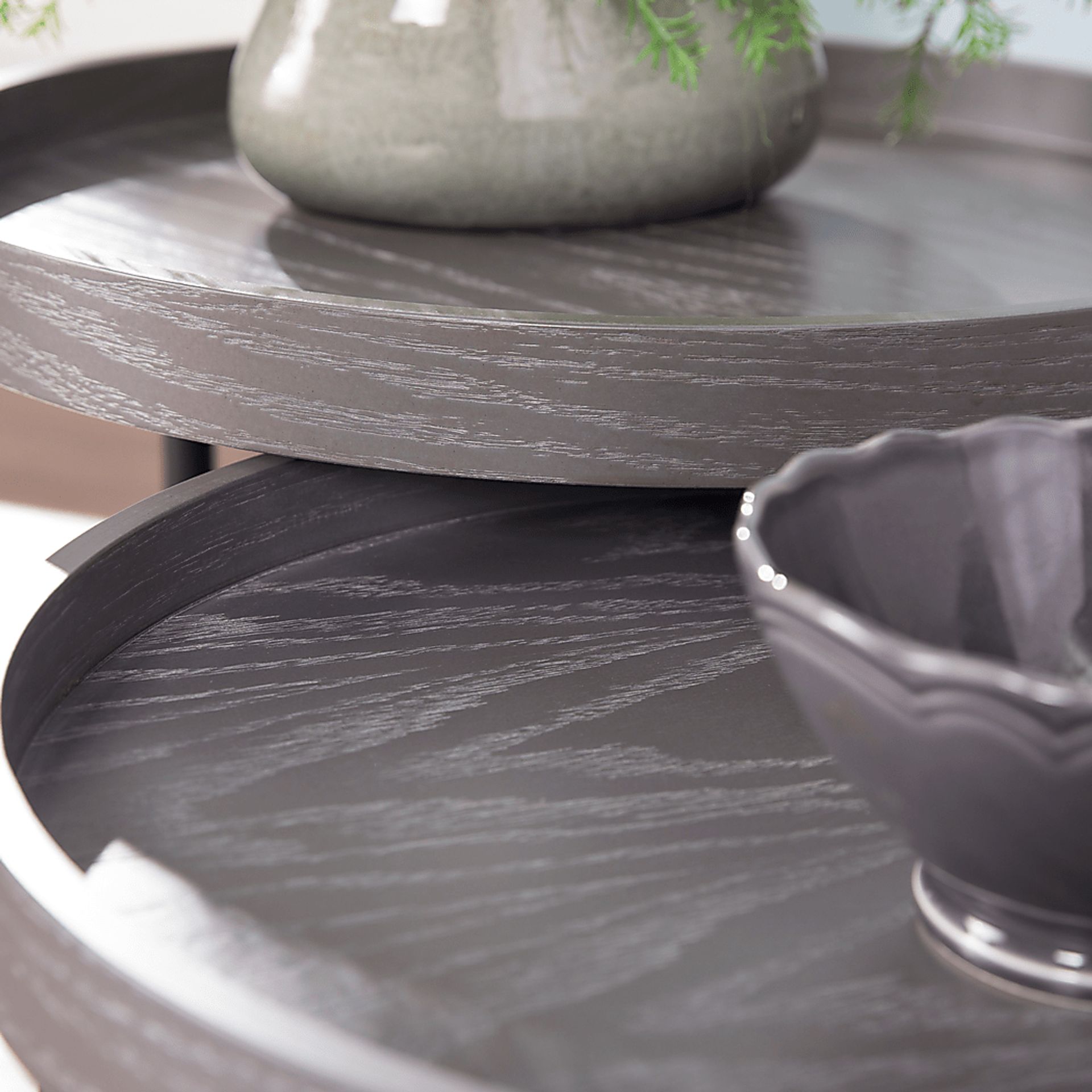 Starfinder Gray Nesting Tables, Set of 2 - Image 3