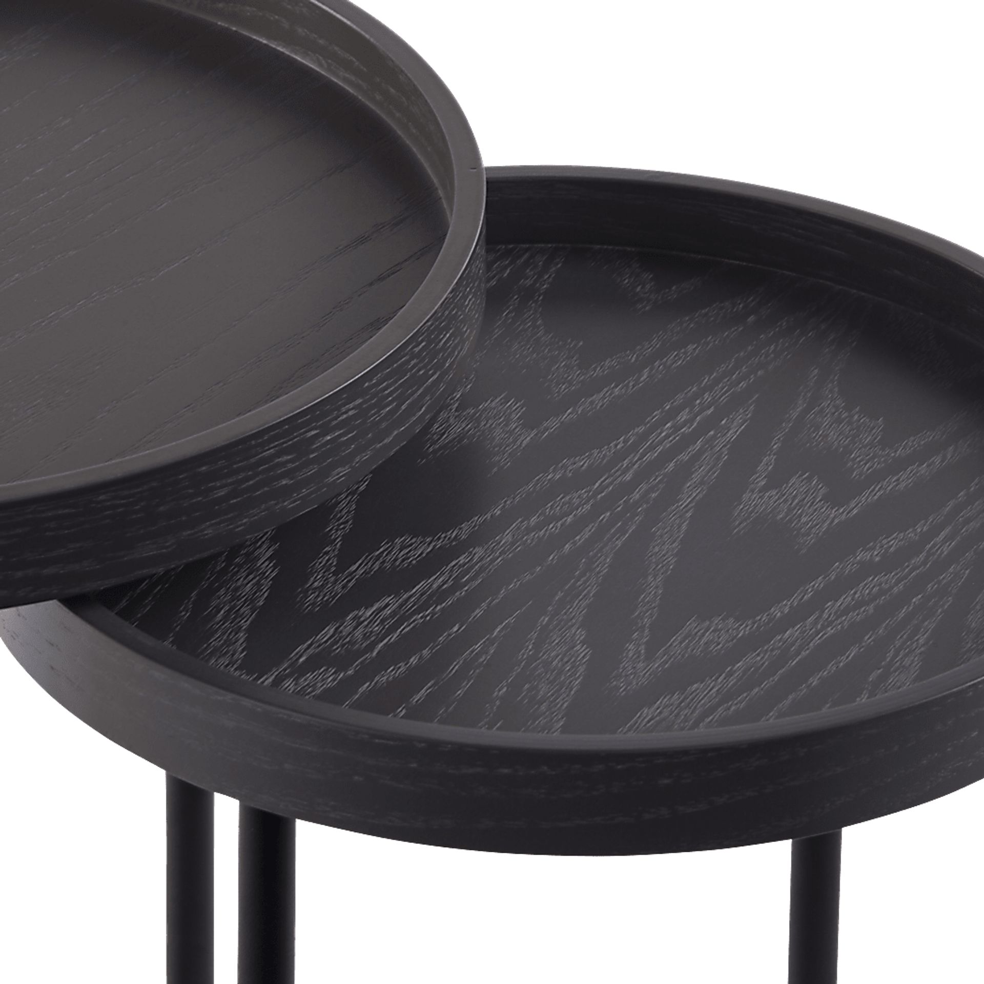 Starfinder Gray Nesting Tables, Set of 2 - Image 4