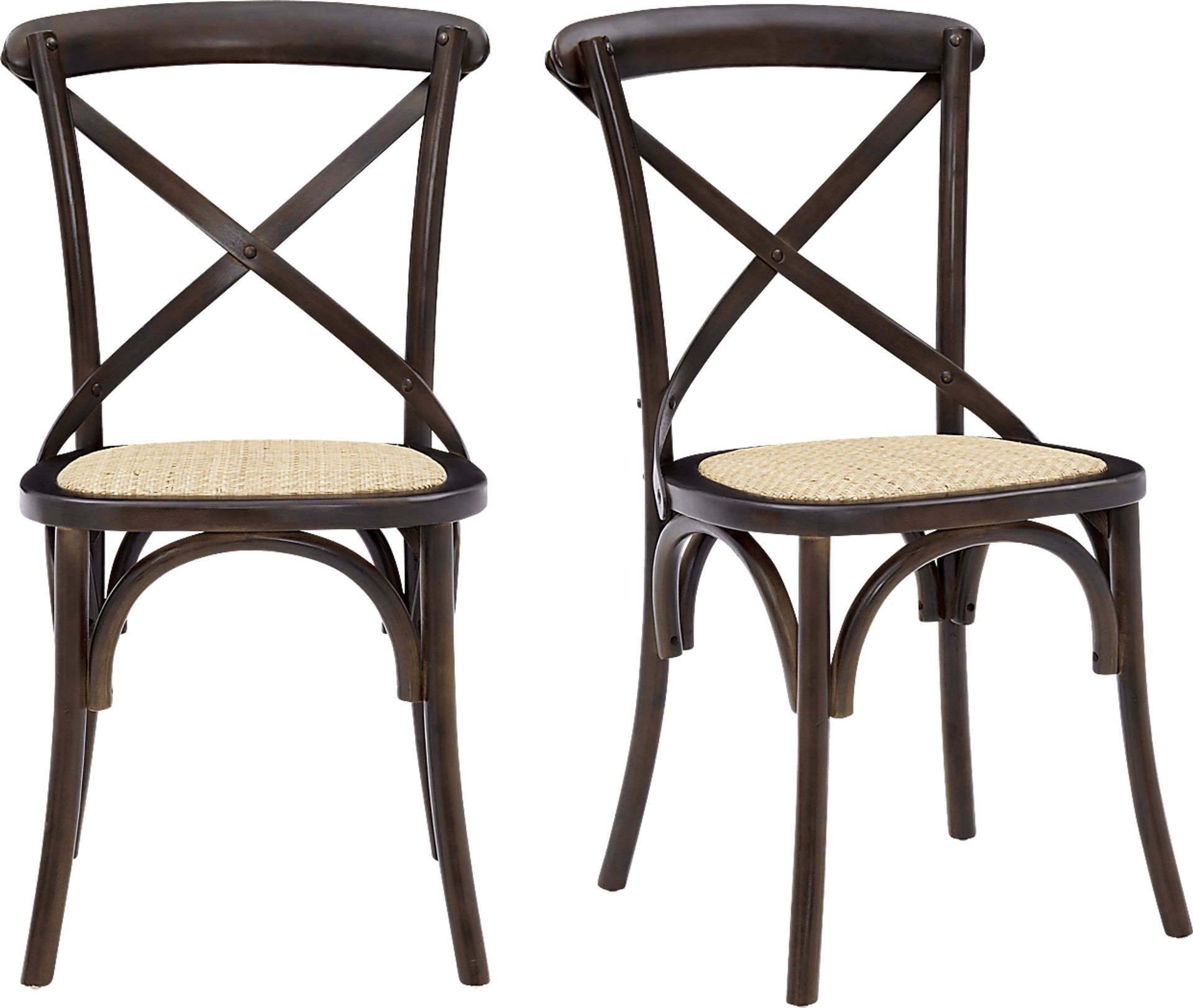 Starfrost Walnut Dining Chair, Set of 2 - Image 1
