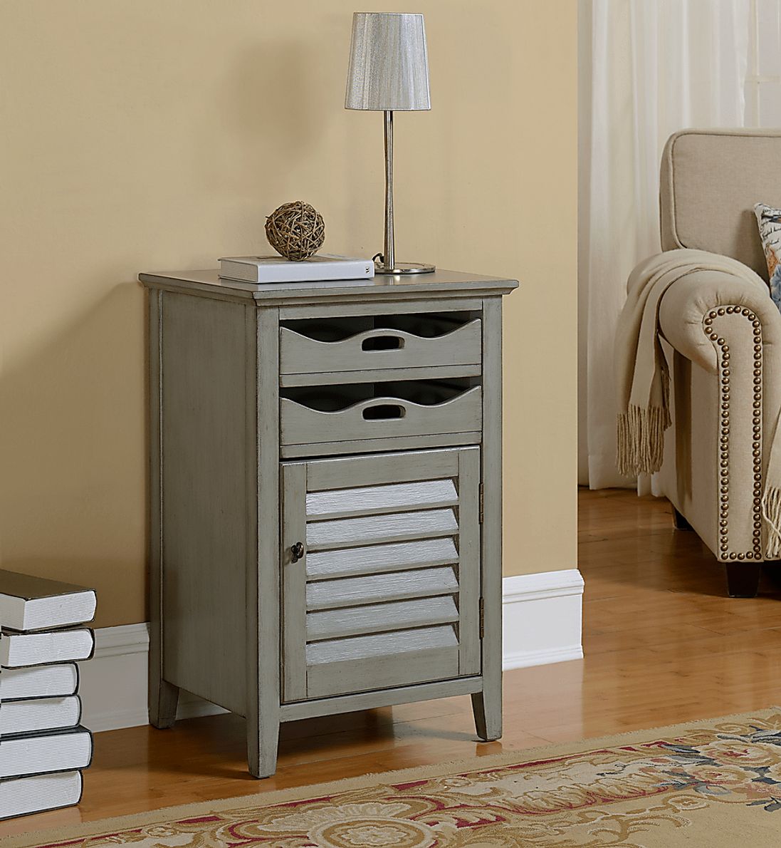 Starhurst Gray Accent Cabinet