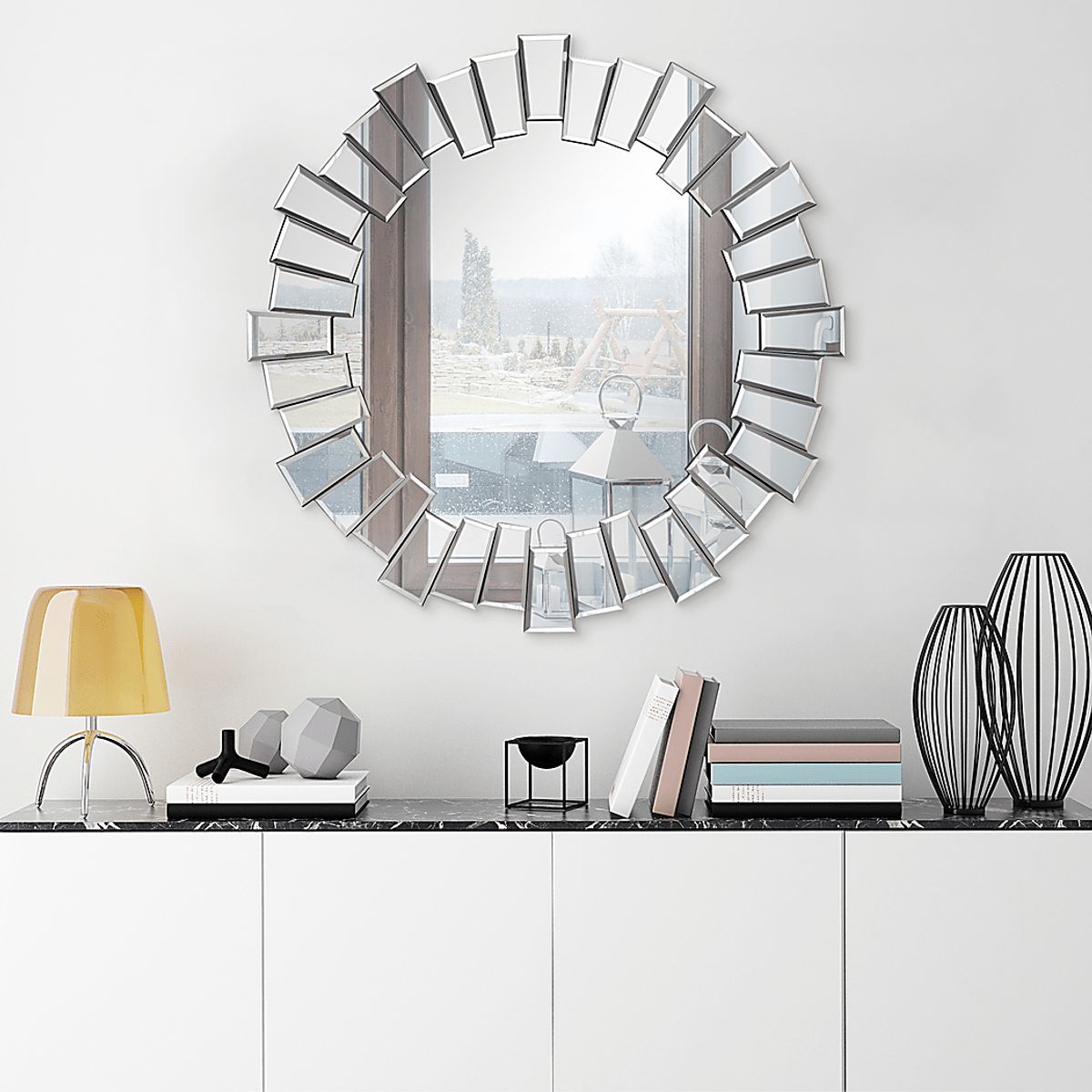 Stariel Silver Gray Mirror | Rooms to Go