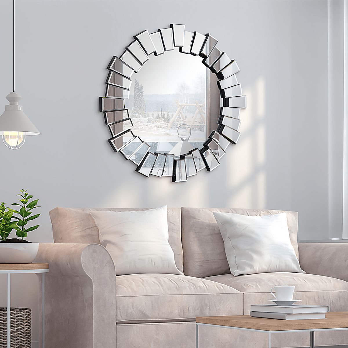 Stariel Silver Gray Mirror | Rooms to Go