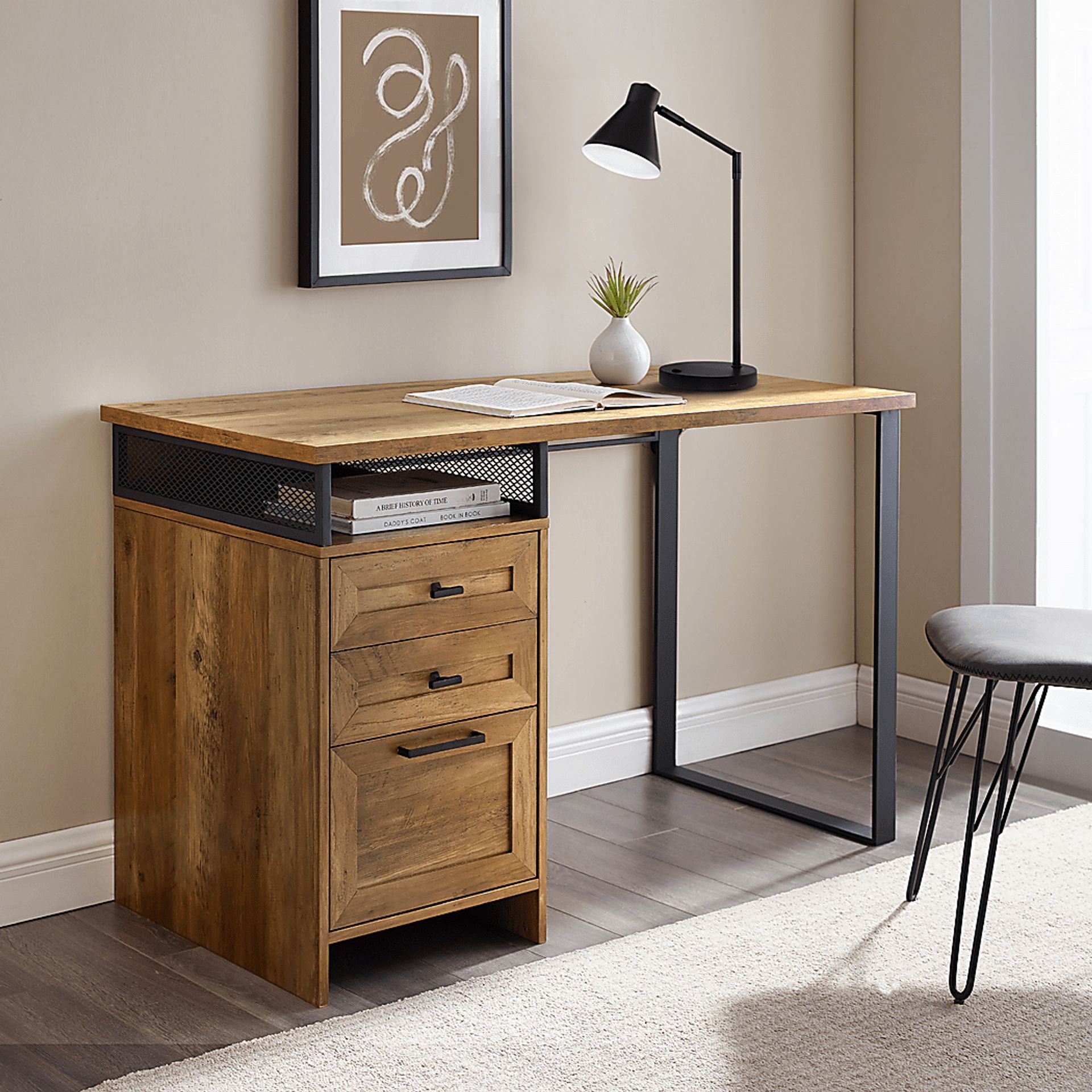 Starleigh Brown Desk - Image 7