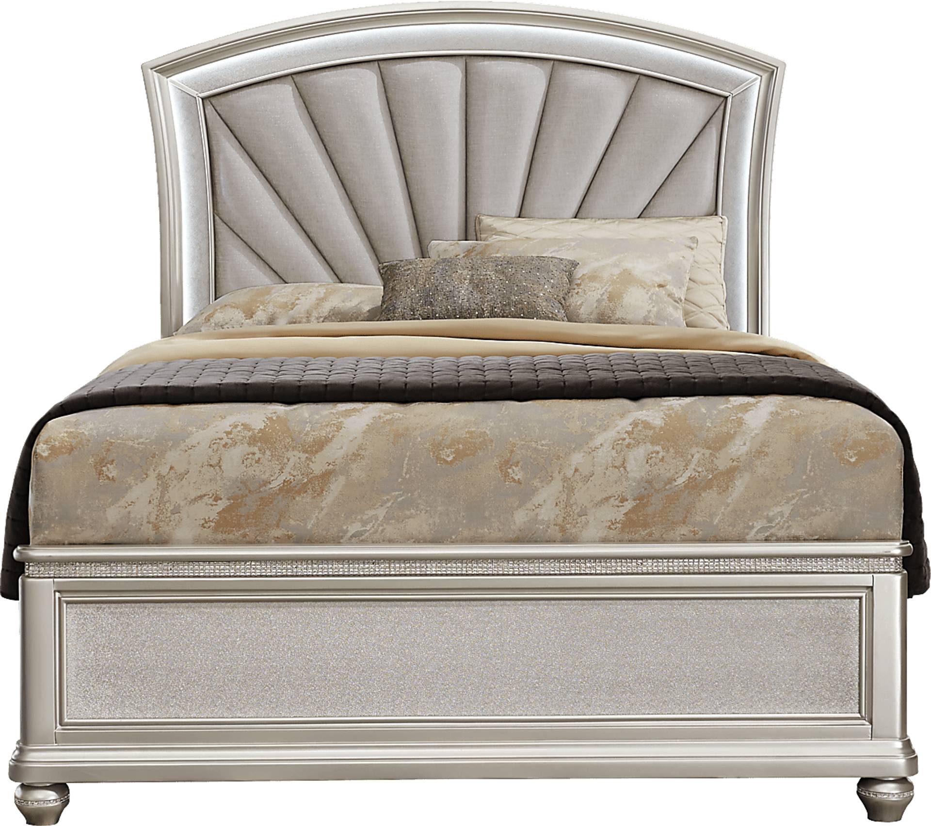 silver 3 pc king bed