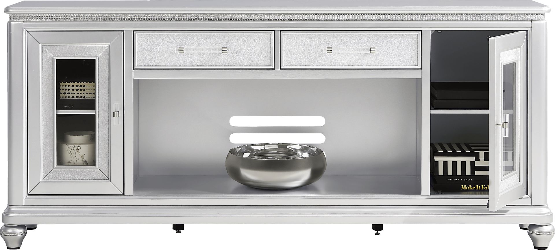 Starlet Lane Silver 80 in. Console - Image 2