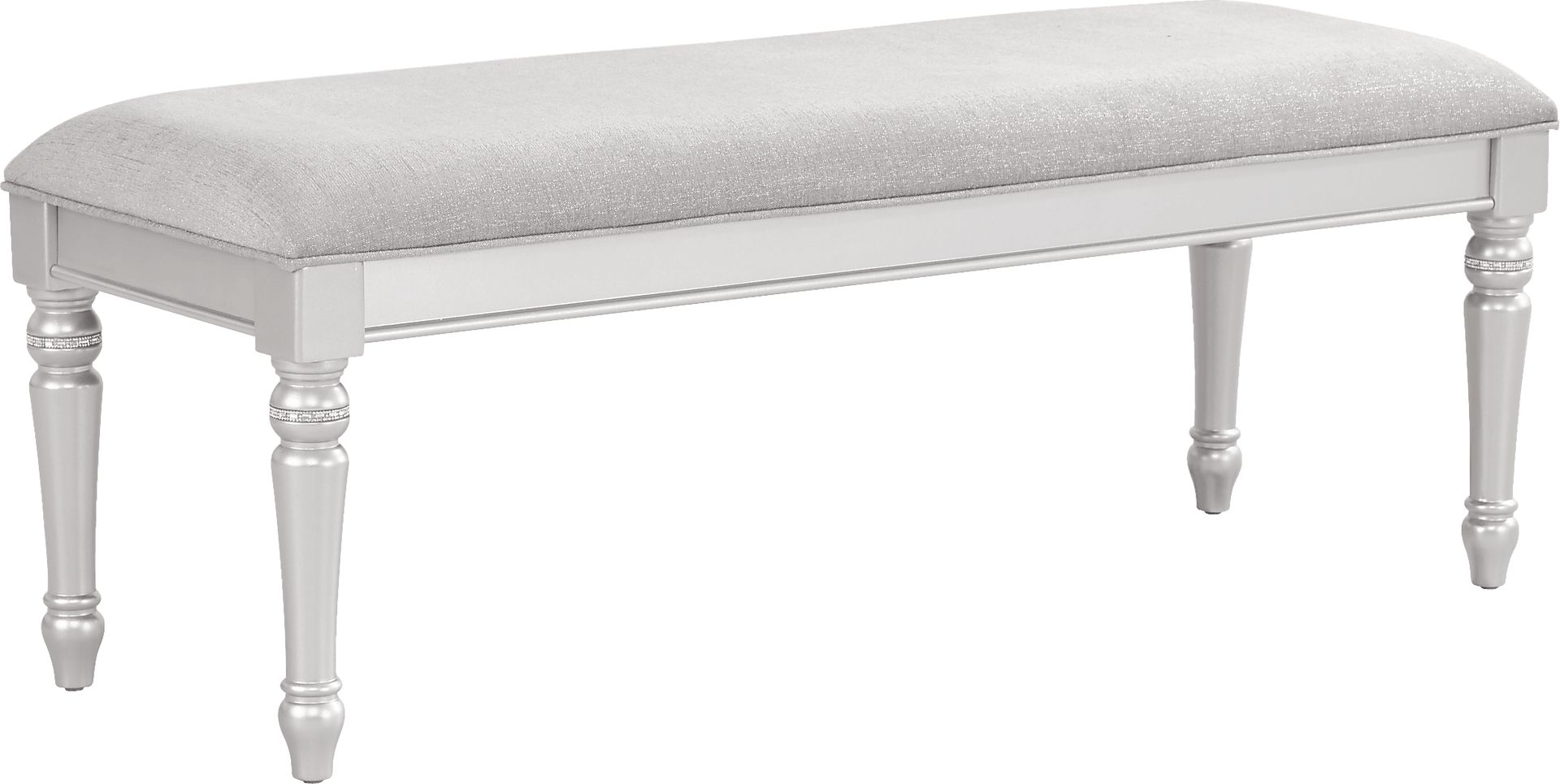 Starlet Lane Silver Bench - Image 2