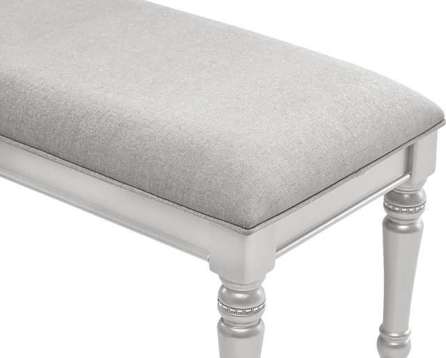 Starlet Lane Silver Bench - Thumbnail - Image 3