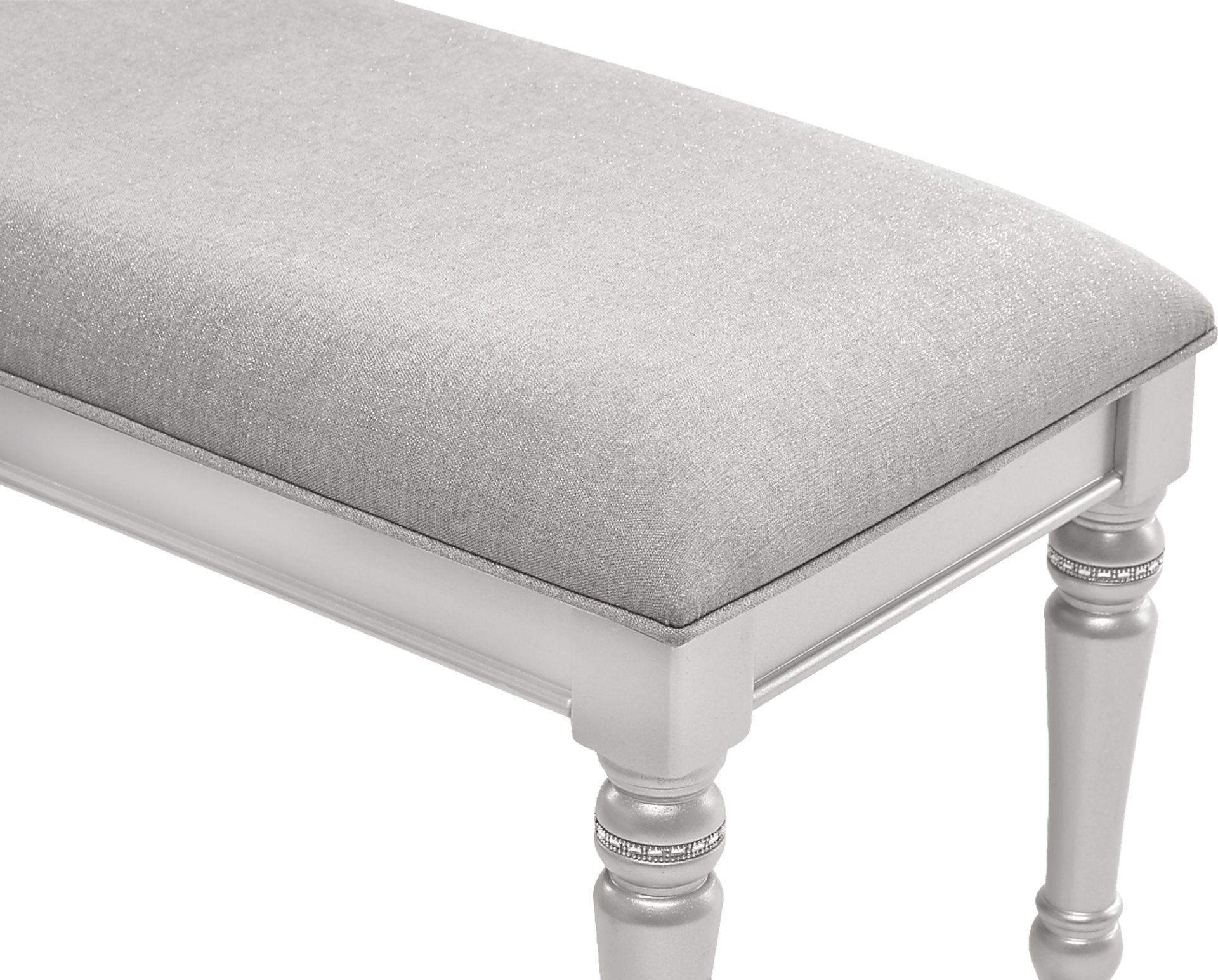 Starlet Lane Silver Bench - Image 3