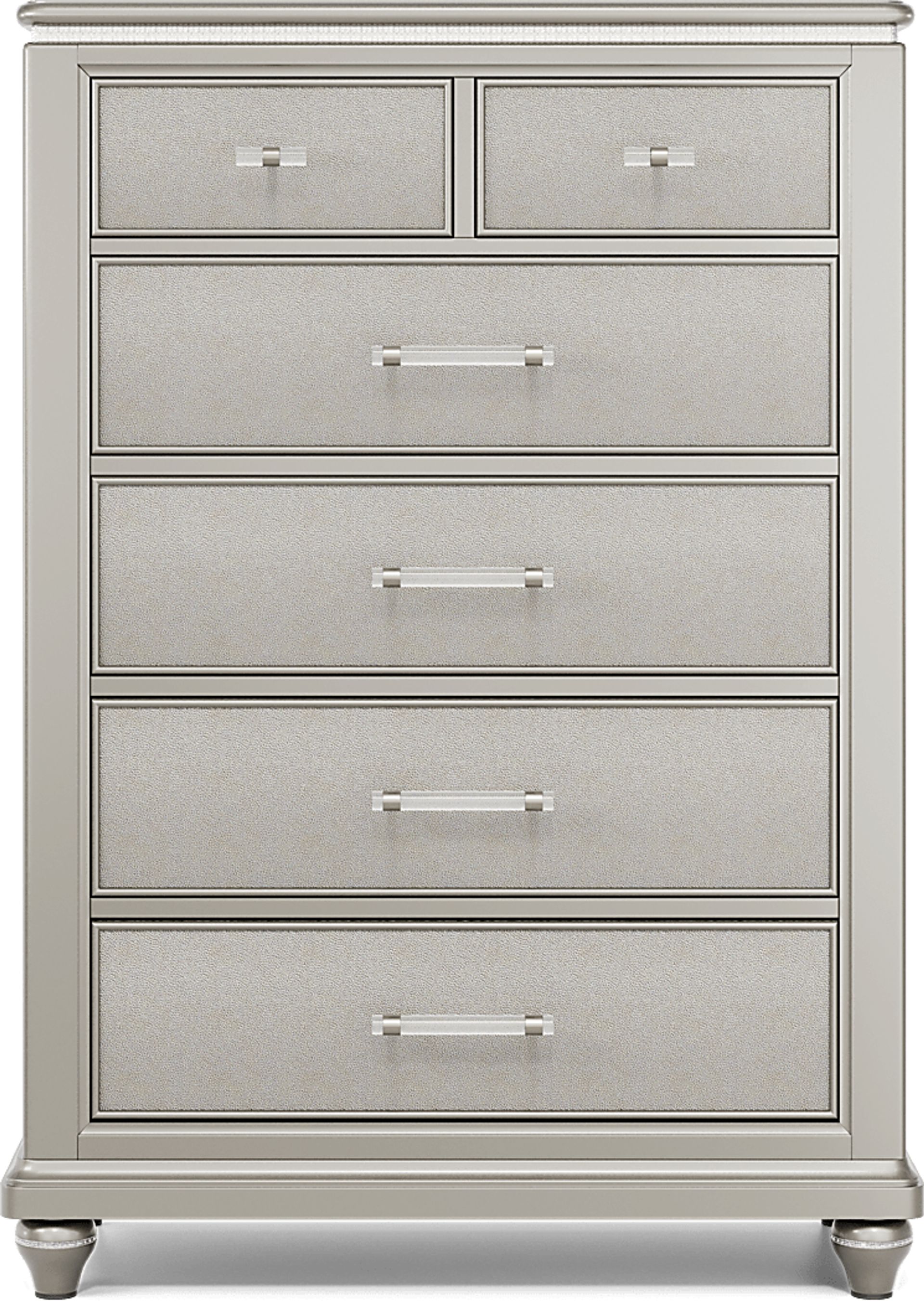 Starlet Lane Silver Gray Chest | Rooms to Go