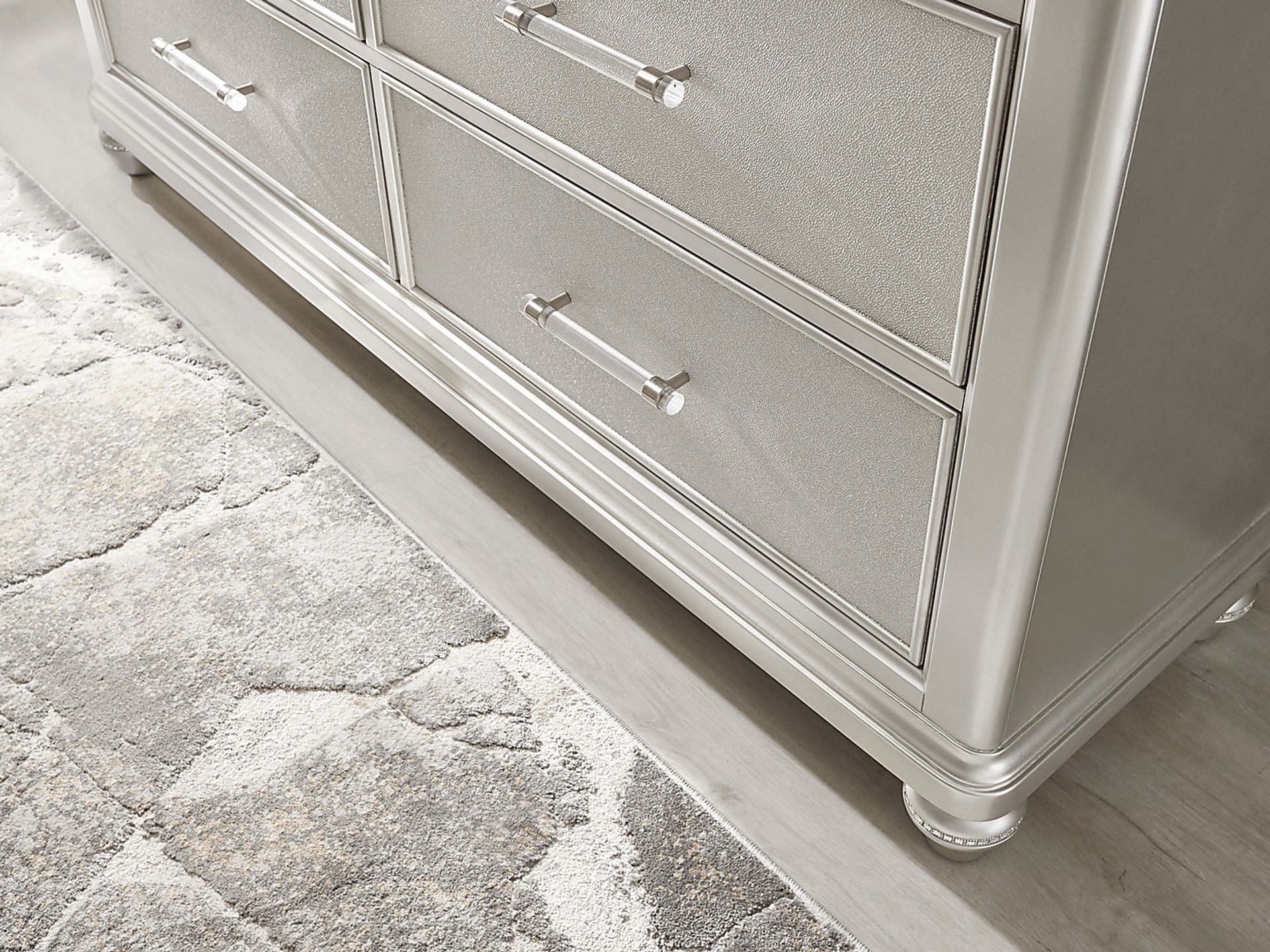 Starlet Lane Silver 7 Pc King Bedroom - Image 8