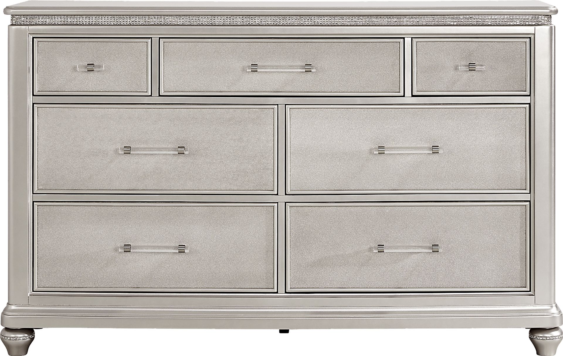 Starlet Lane Silver 7 Pc King Bedroom - Image 6