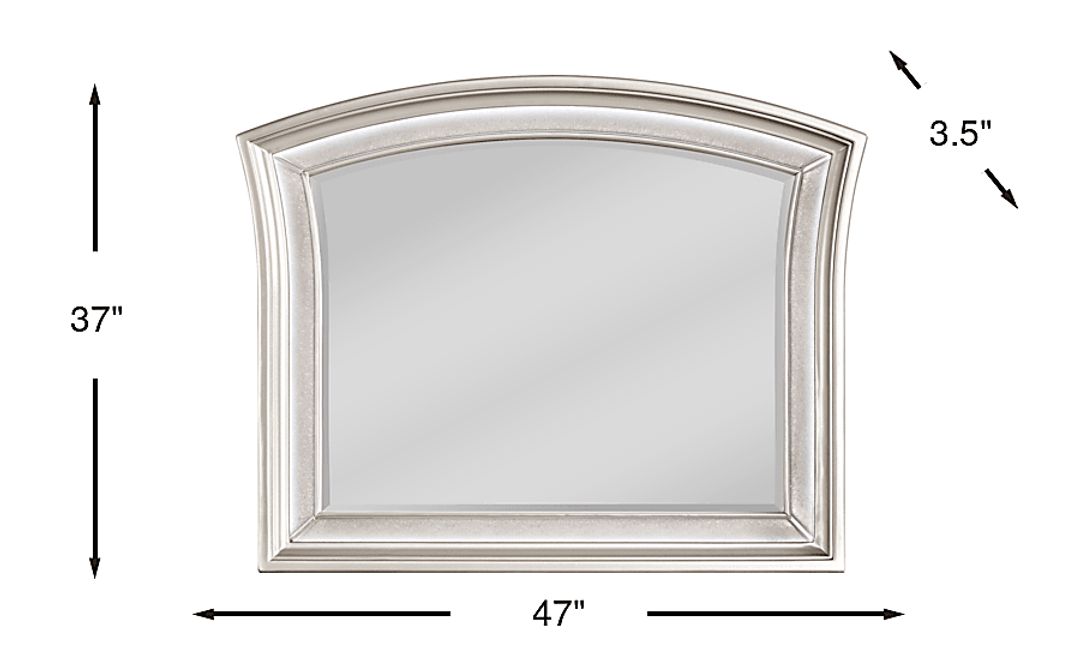 Starlet Lane Silver Mirror