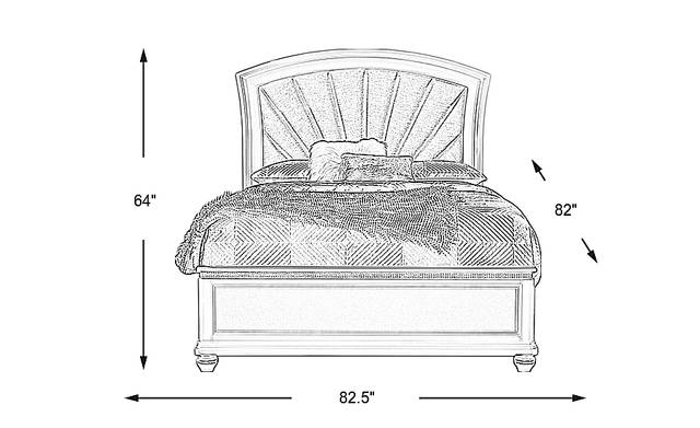 Dimension Image. Please refer to the Dimension Tab on this page for dimension details.