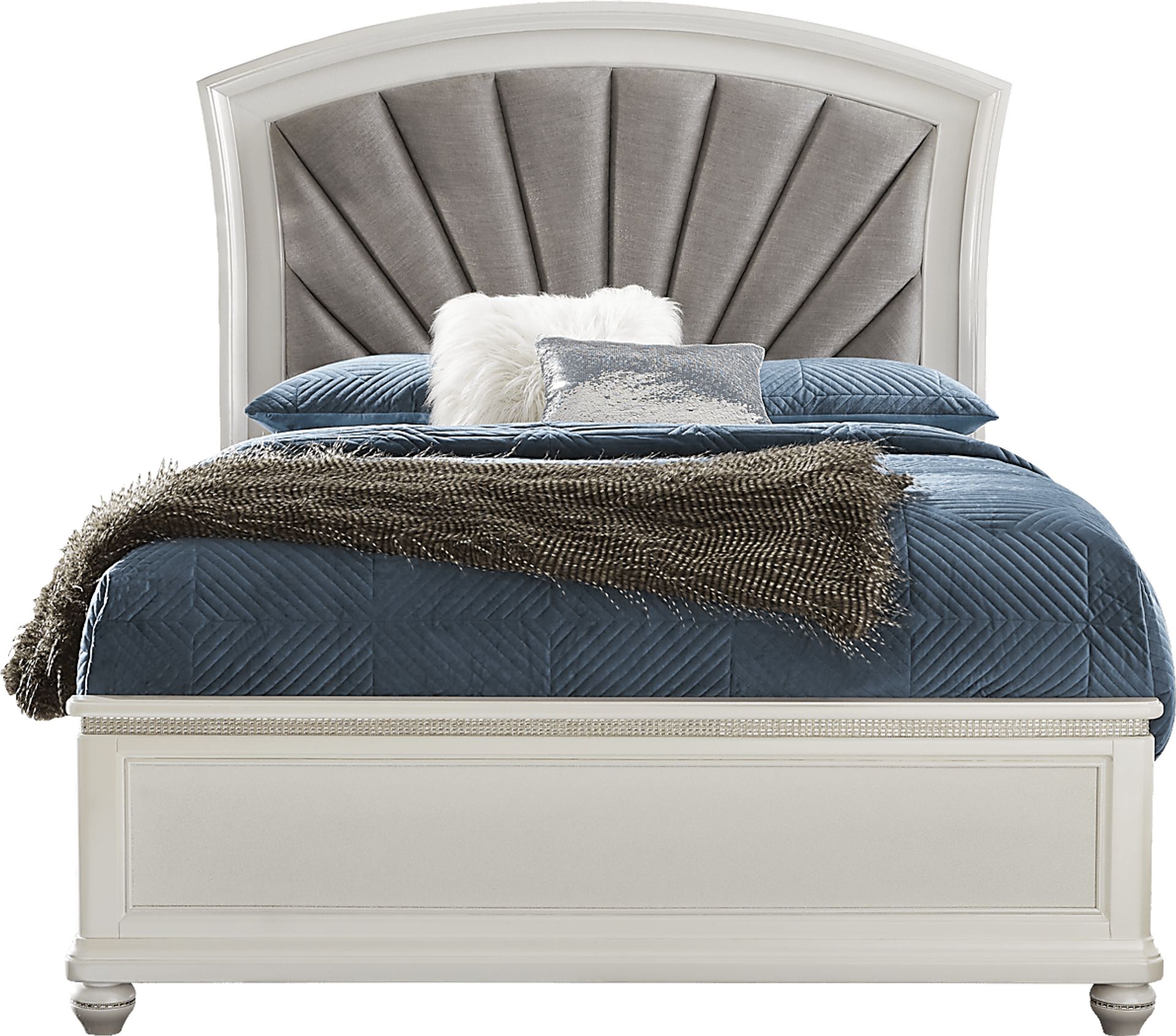 Starlet Lane White 3 Pc King Bed - Image 1