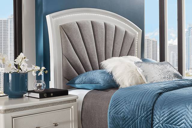 Starlet Lane White 5 Pc Queen Bedroom - Thumbnail - Image 4