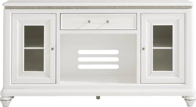 Starlet Lane White 66 in. Console - Thumbnail - Image 1