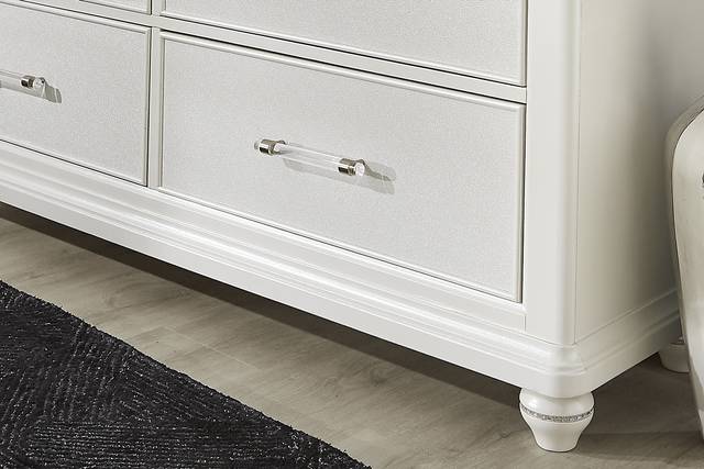Starlet Lane White 5 Pc Queen Bedroom - Thumbnail - Image 9