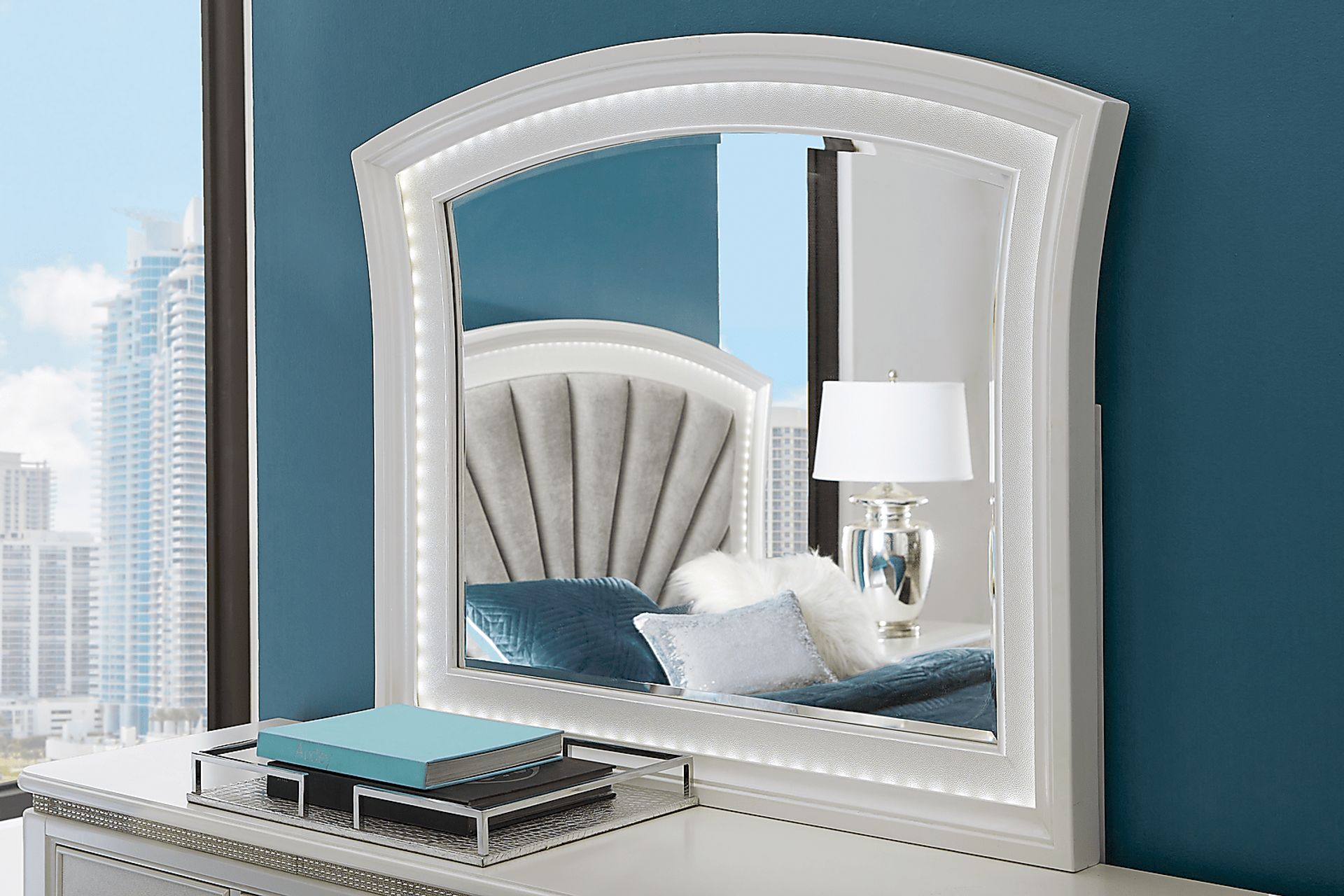 Starlet Lane White Mirror - Image 3