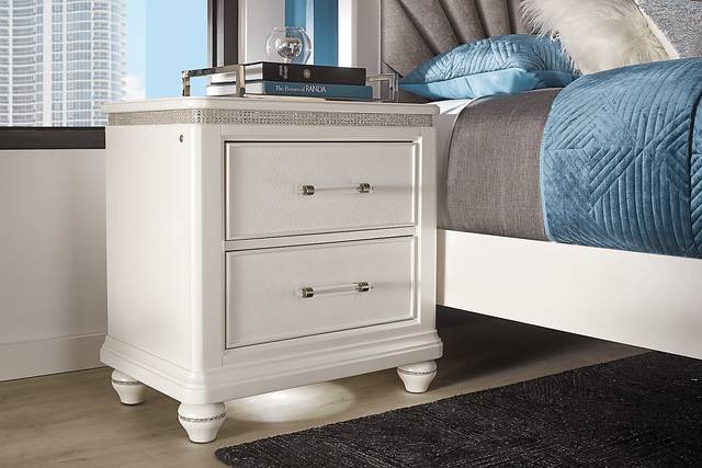 Starlet Lane White Nightstand - Thumbnail - Image 2