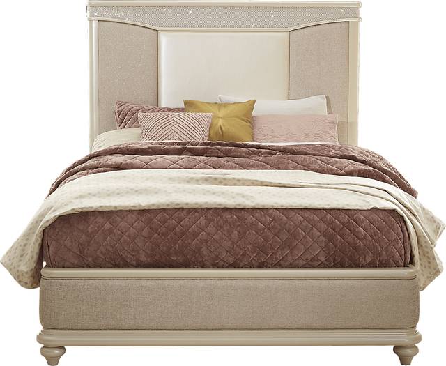 Starline Pearl 7 Pc Queen Upholstered Bedroom - Thumbnail - Image 2