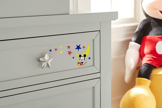 Starry Dreams with Mickey Mouse Gray Dresser - Thumbnail - Image 4