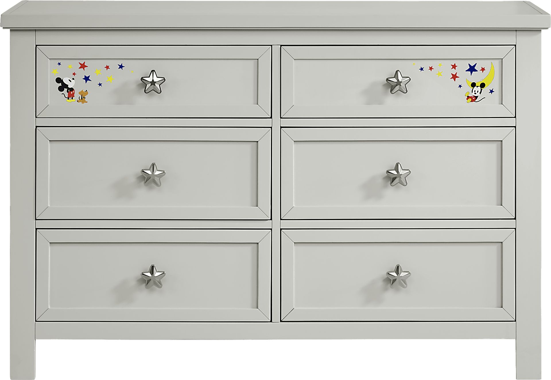 Starry Dreams with Mickey Mouse Gray Dresser - Image 1