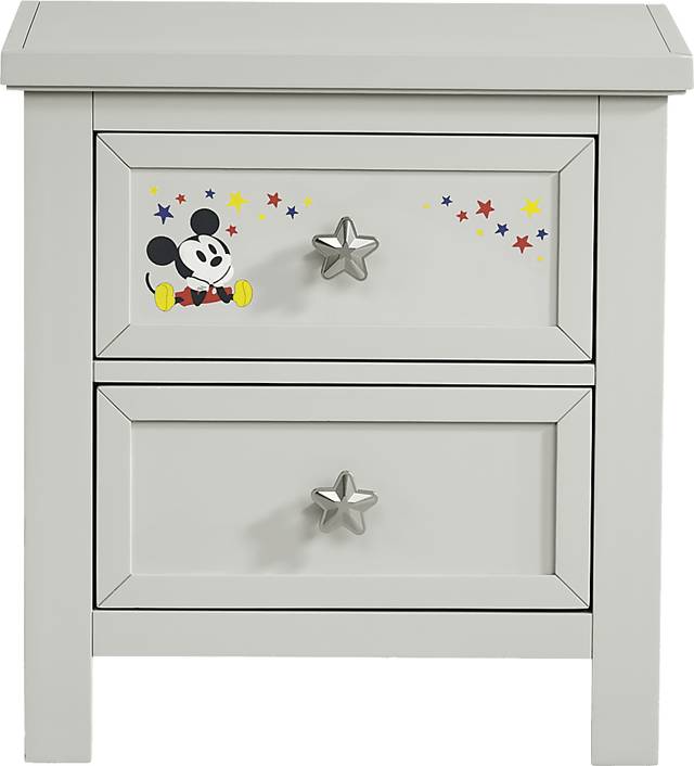 Starry Dreams with Mickey Mouse Gray Nightstand - Thumbnail - Image 1