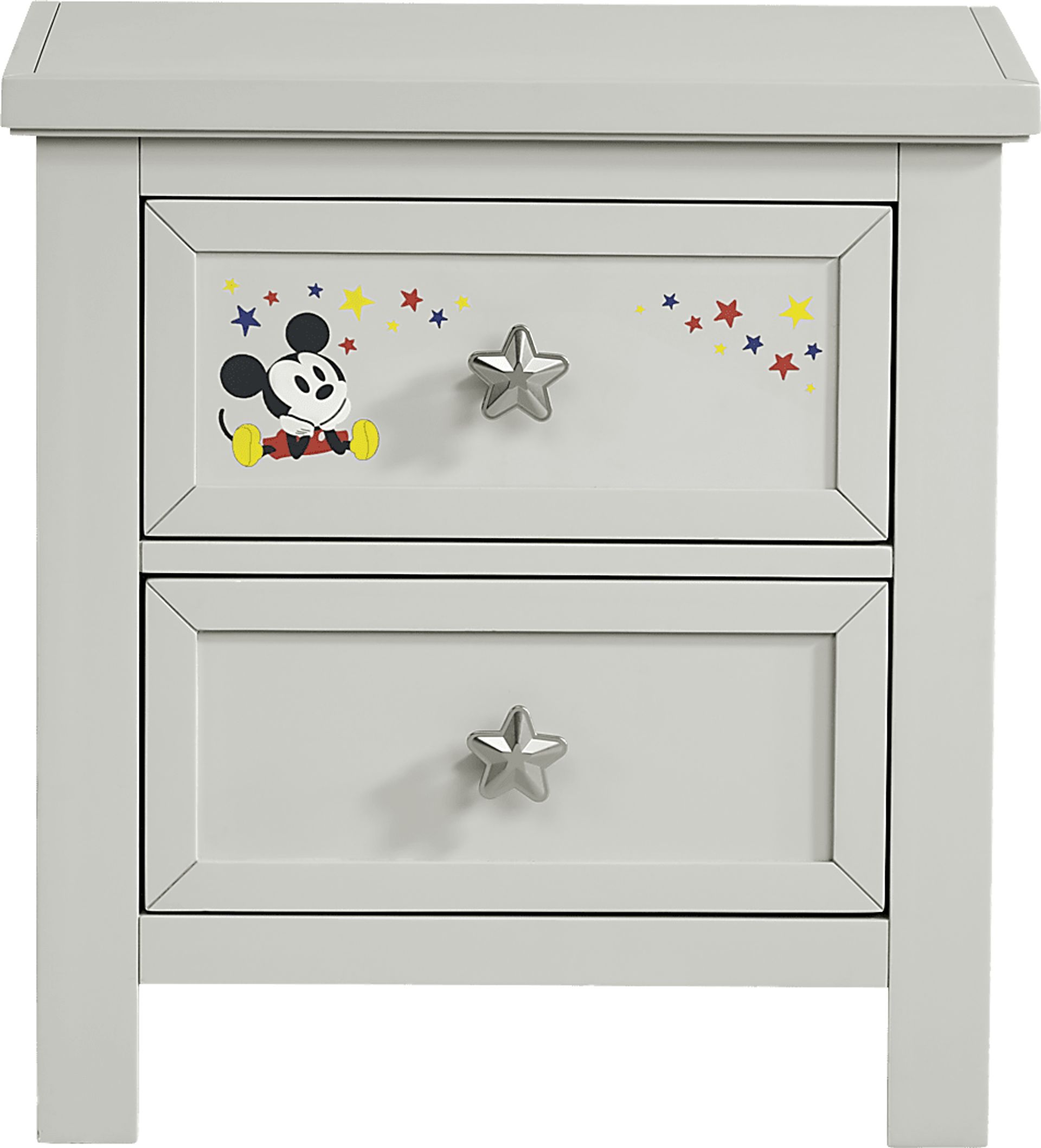 Starry Dreams with Mickey Mouse Gray Nightstand - Image 1