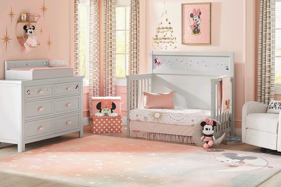 Starry Dreams with Minnie Mouse Gray 5 Pc Nursery