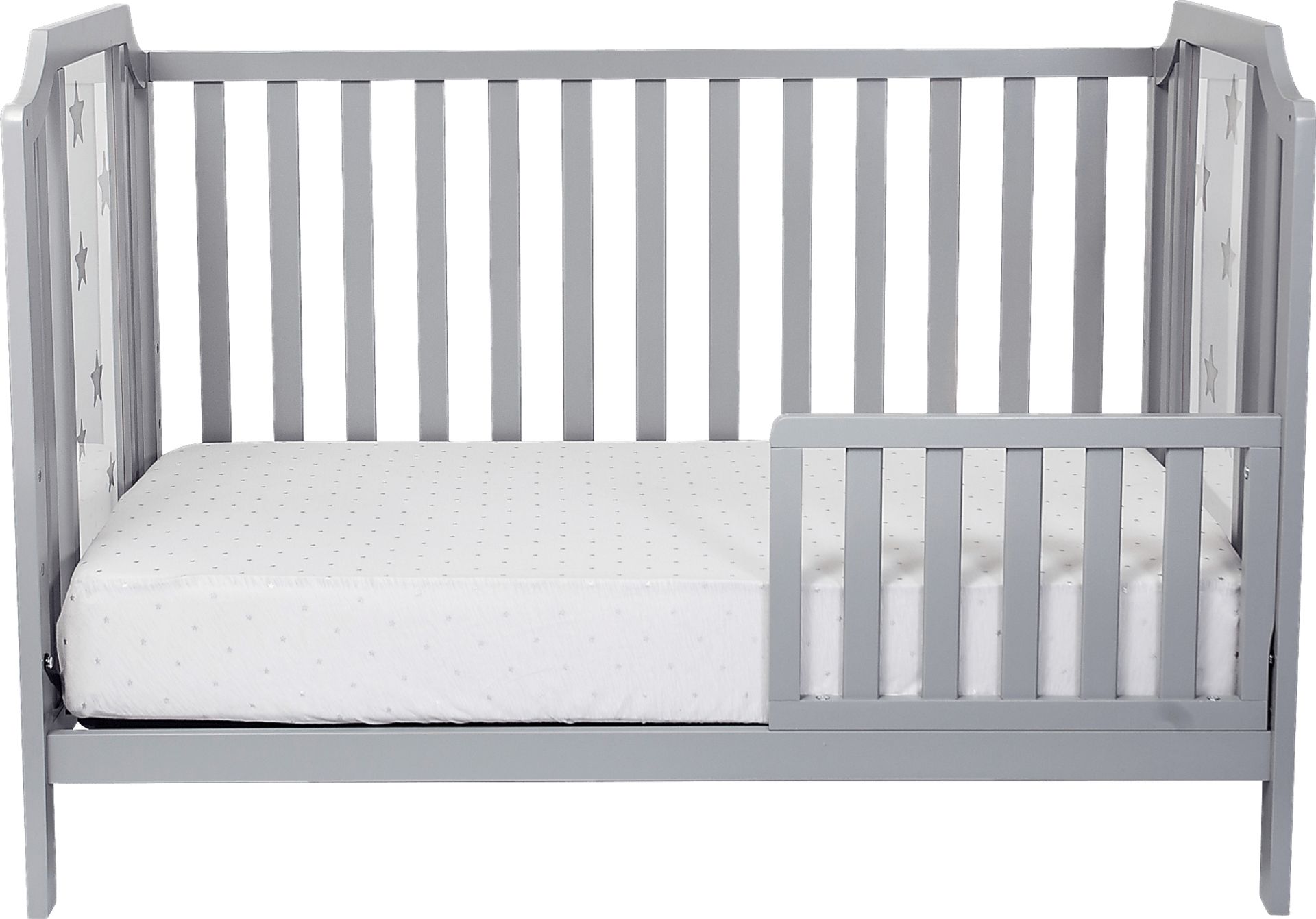 Kids Starry Grove Light Gray Convertible Crib - Image 5