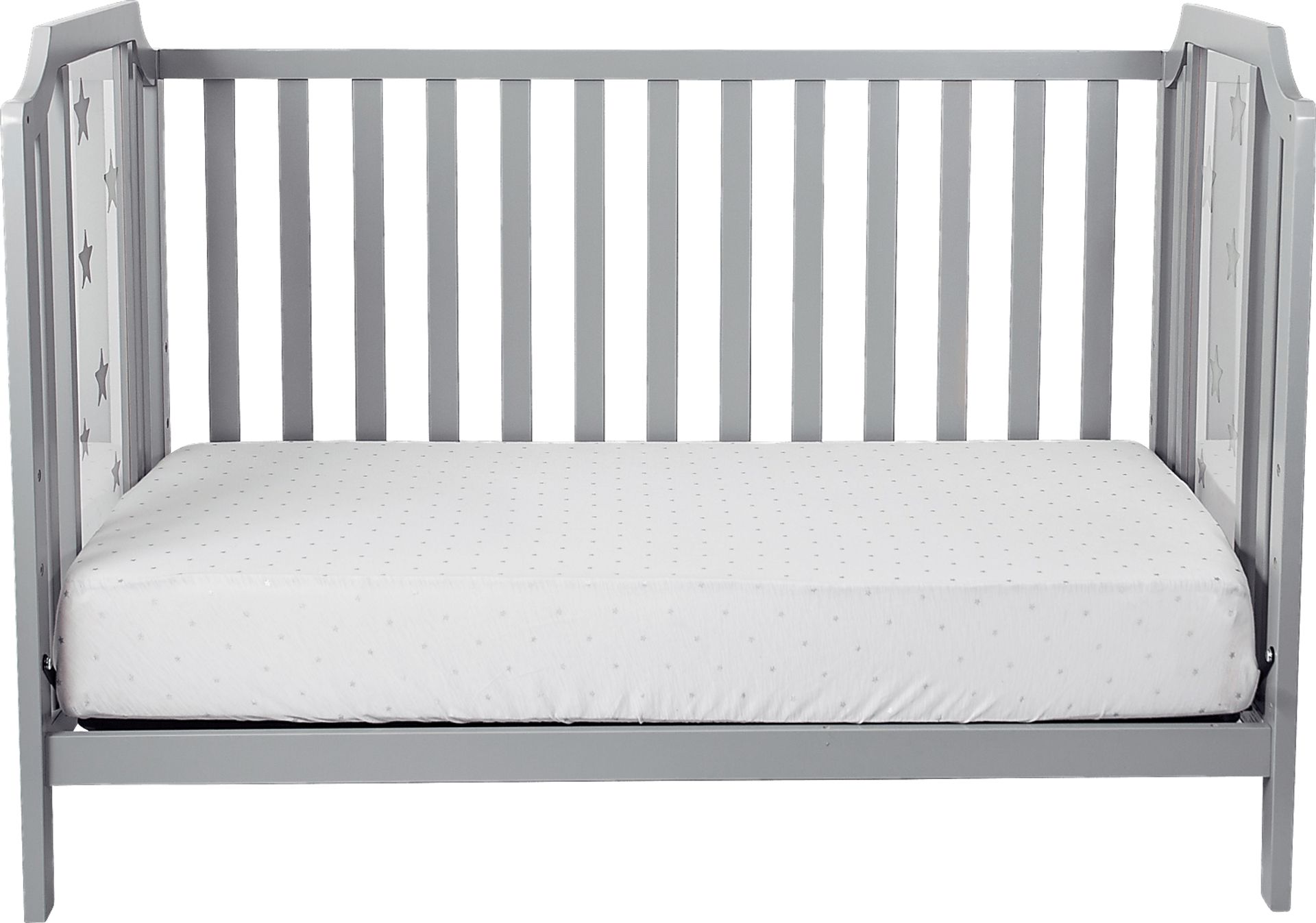 Kids Starry Grove Light Gray Convertible Crib - Image 7
