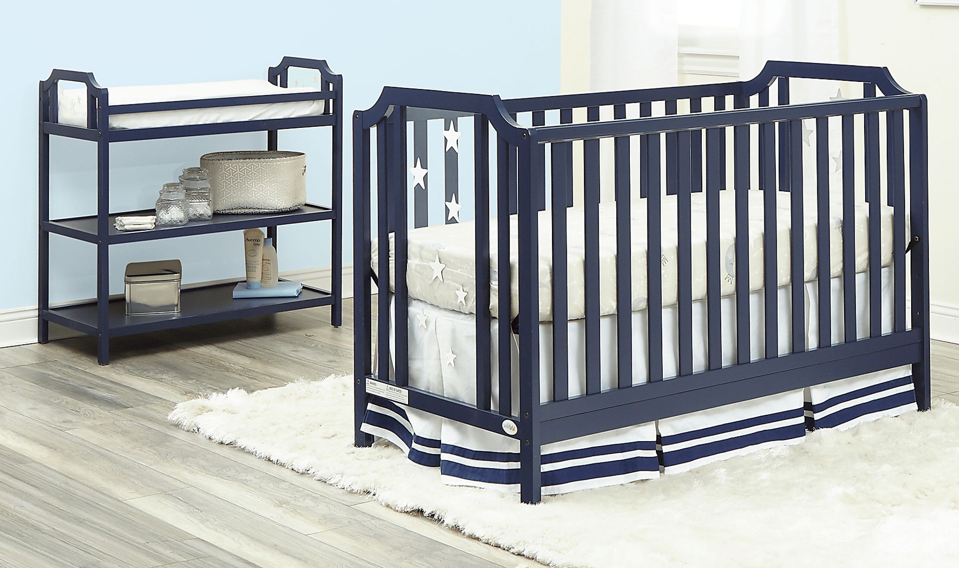 Kids Starry Grove Navy Changing Table - Image 2