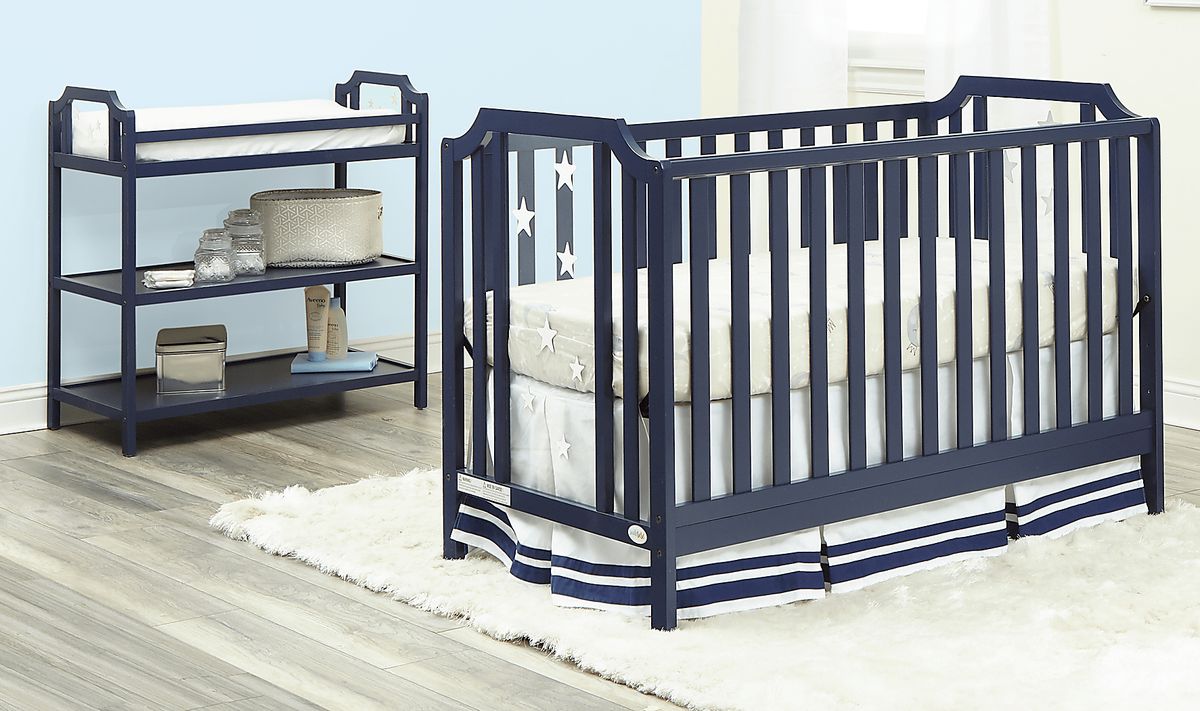 Starry Grove Navy Colors Changing Table | Rooms to Go
