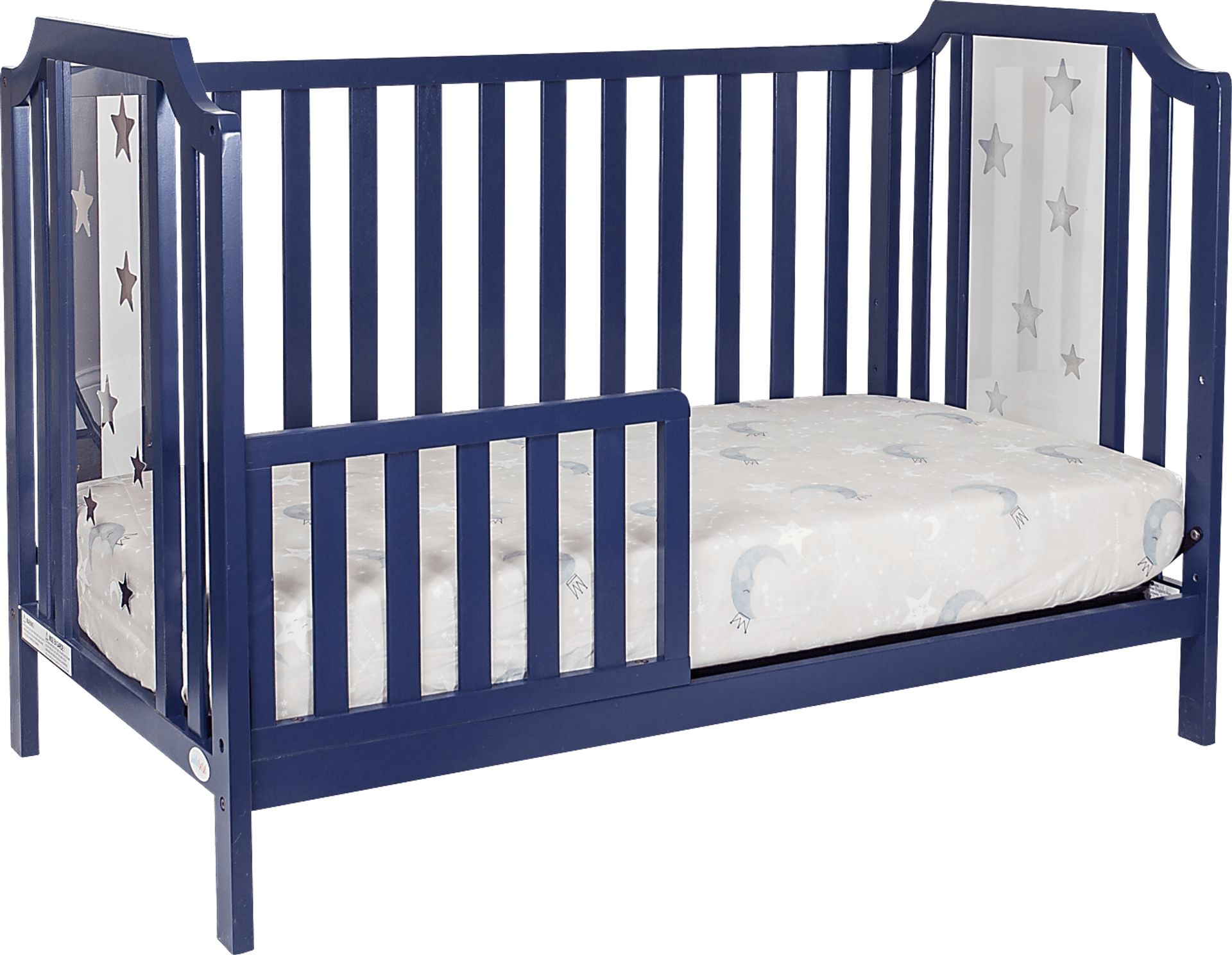 Kids Starry Grove Navy Convertible Crib - Image 4