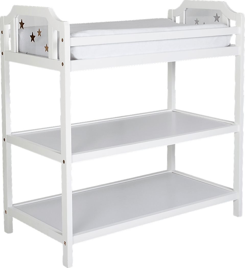 Kids Starry Grove White Changing Table