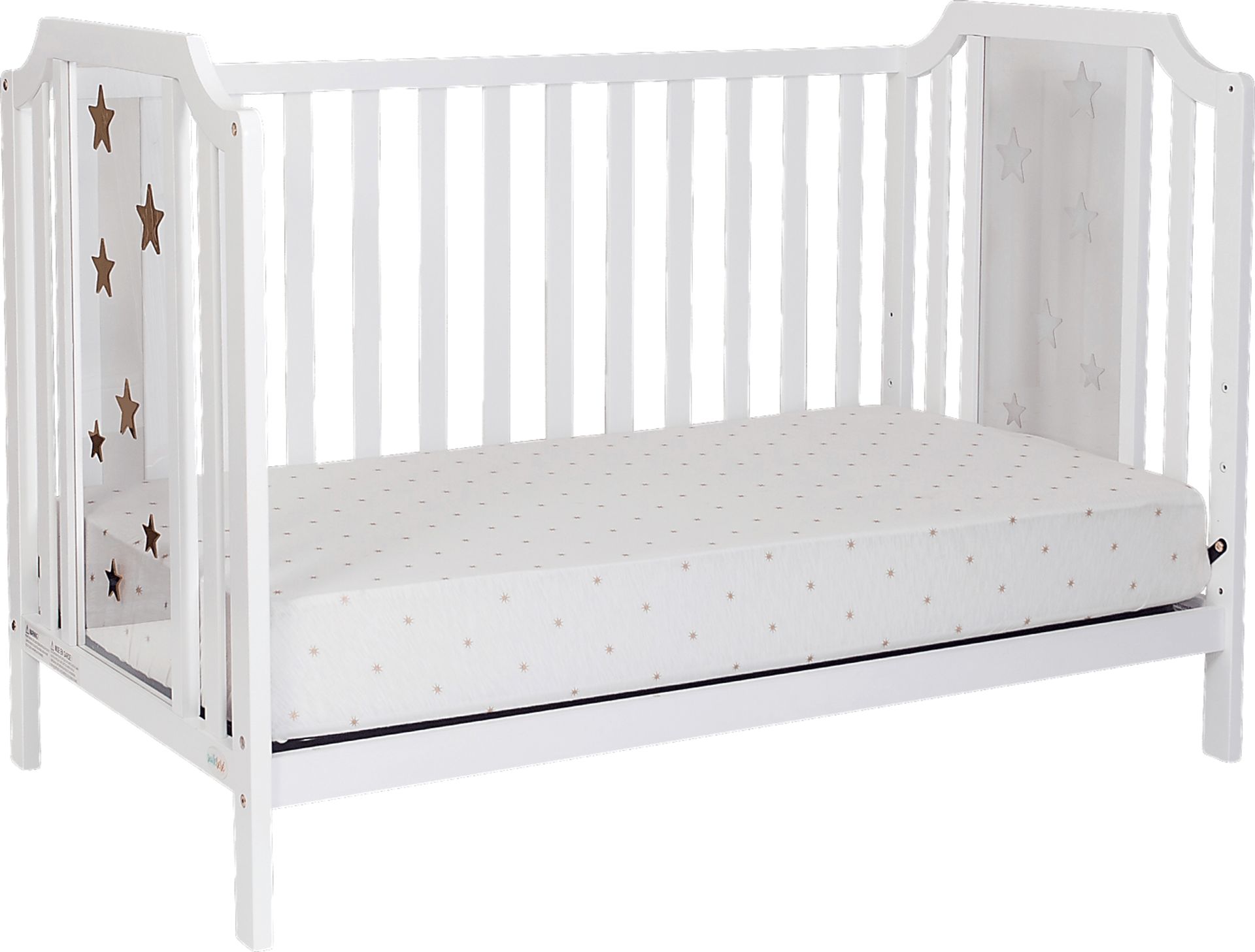Starry Grove White Convertible Crib - Image 6