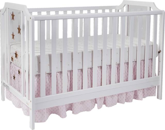 Starry Grove White Convertible Crib - Thumbnail - Image 1