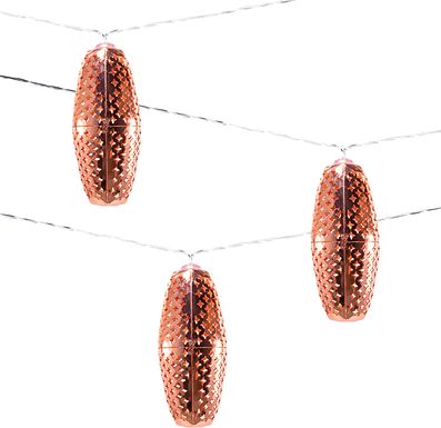 Starry Notes Copper Outdoor Solar String Lights