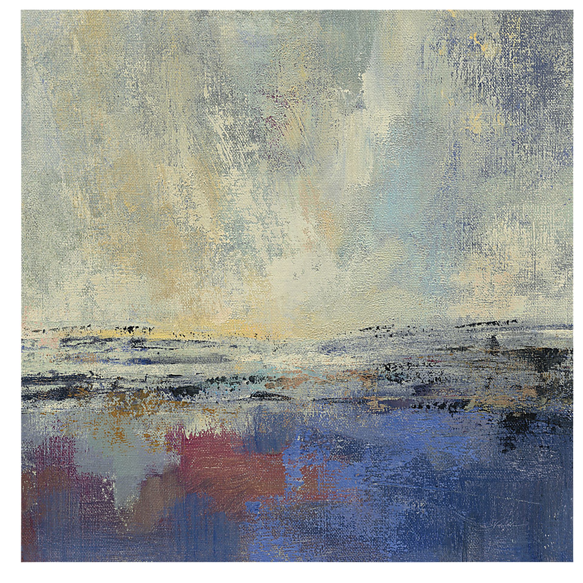 Start of Day Blue Artwork - Image 1