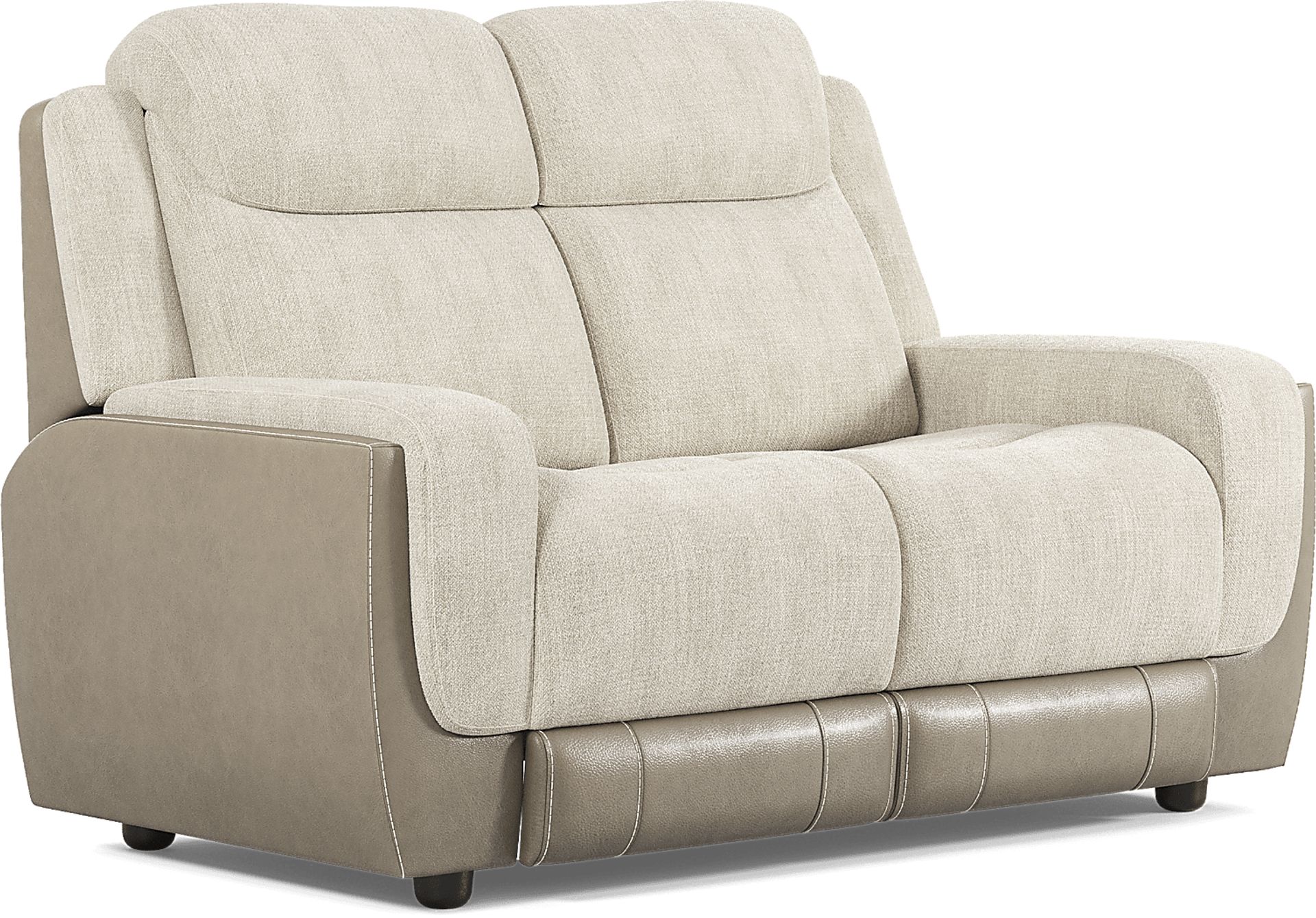 State Street Beige 7 Pc Living Room with Dual Power Reclining Sofa - Image 7