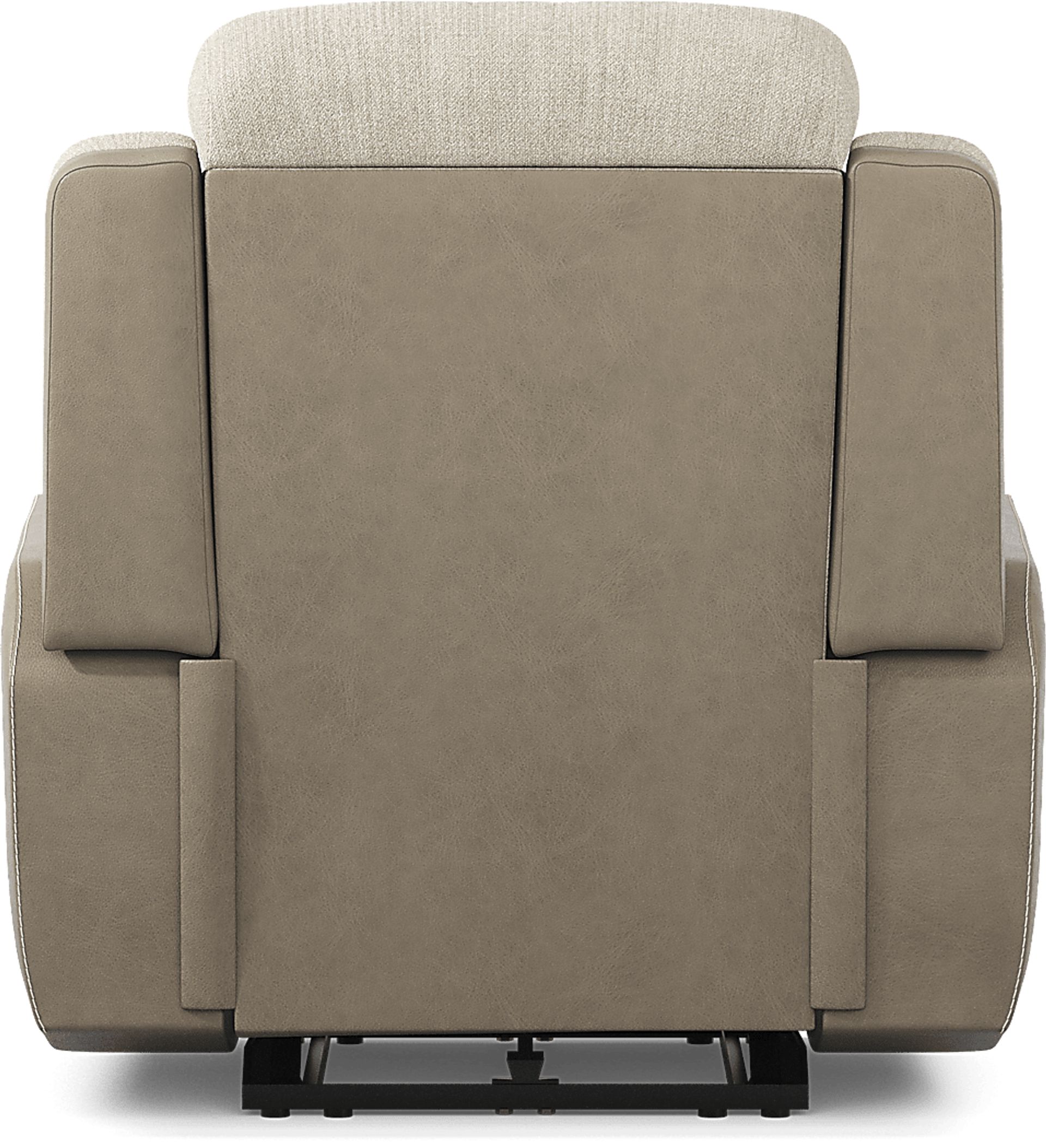 State Street Beige Recliner - Image 3