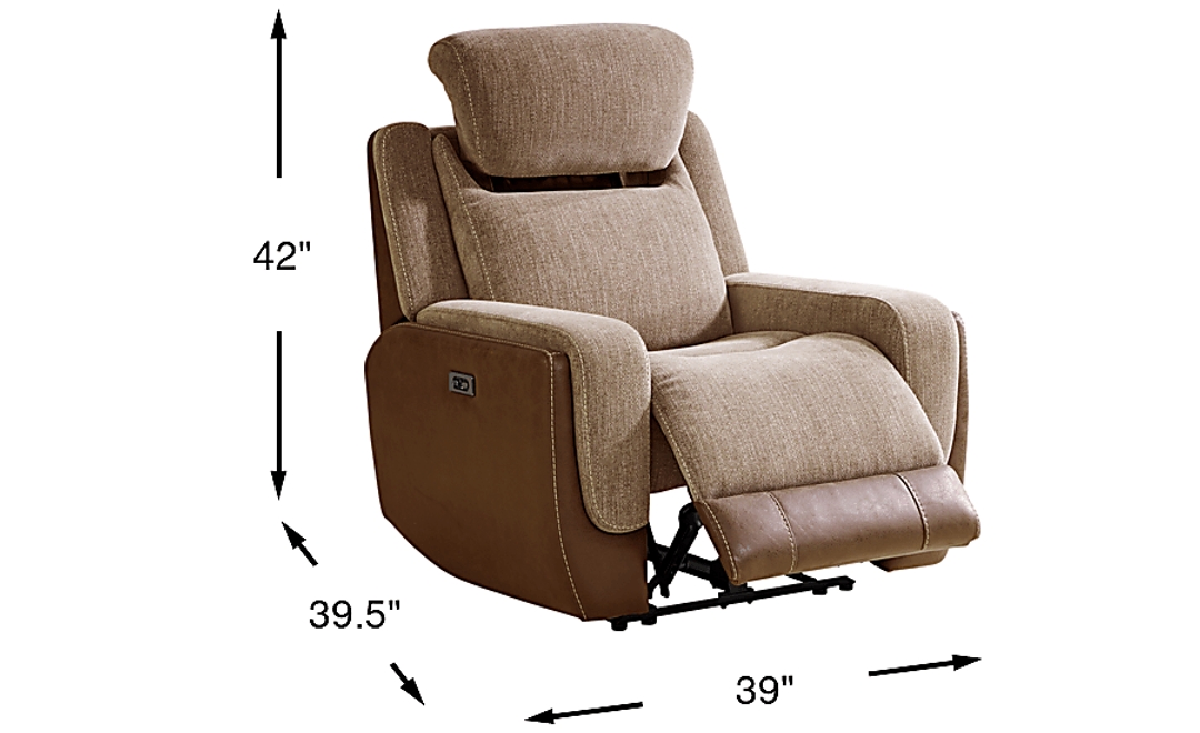 State Street Dual Power Recliner